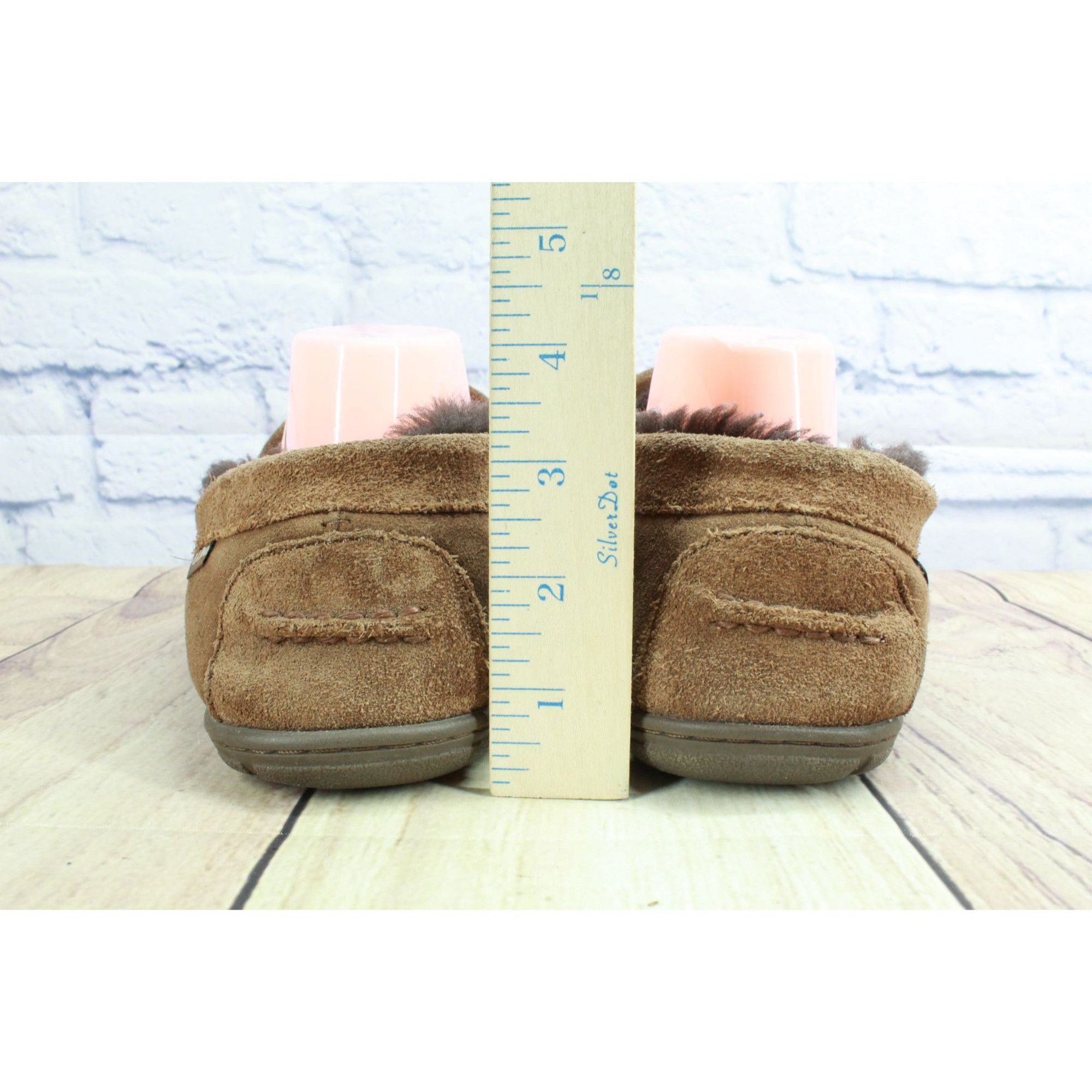 L.L. Bean LL Bean Mens Wicked Good Shearling Lined Venetian Slippers Size US 10 / EU 43 - 6 Thumbnail