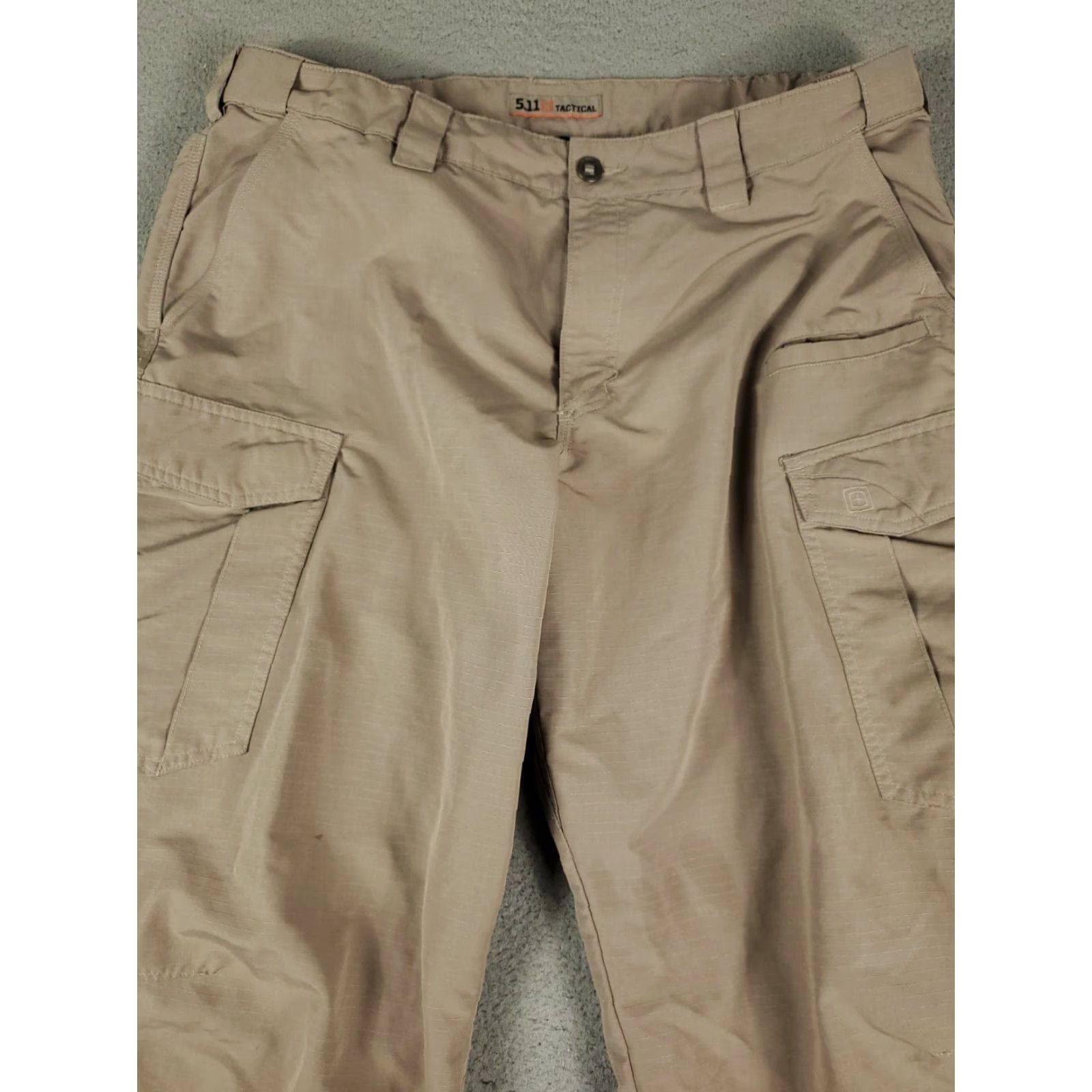 Vintage 5.11 Tactical Cargo Pants Mens Size 40x32 Beige Tan Outdoor Workwear Size US 40 / EU 56 - 2 Thumbnail