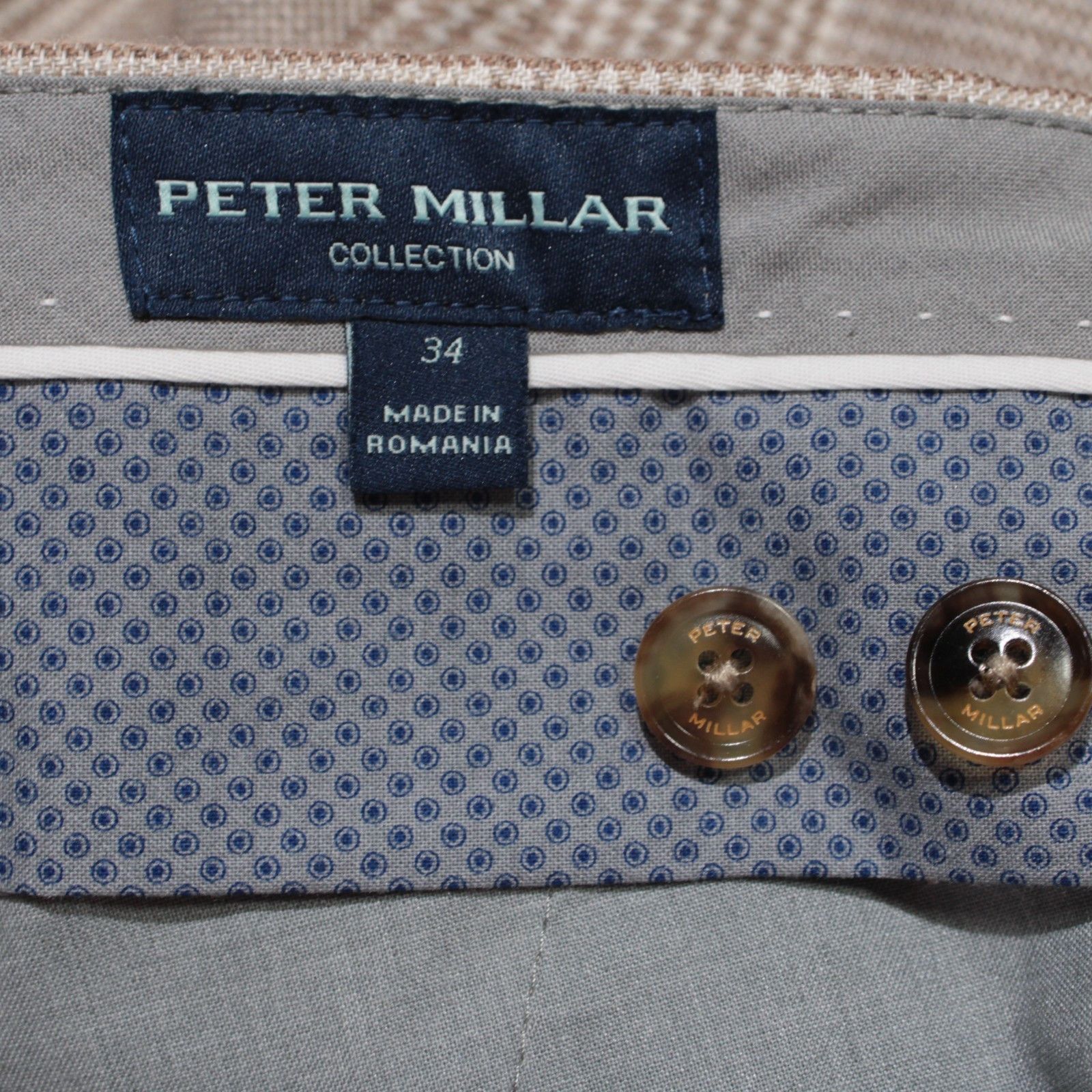 Peter Millar Peter Millar New with tags Dress Pants Size 34 US In Brown Size US 34 / EU 50 - 8 Thumbnail