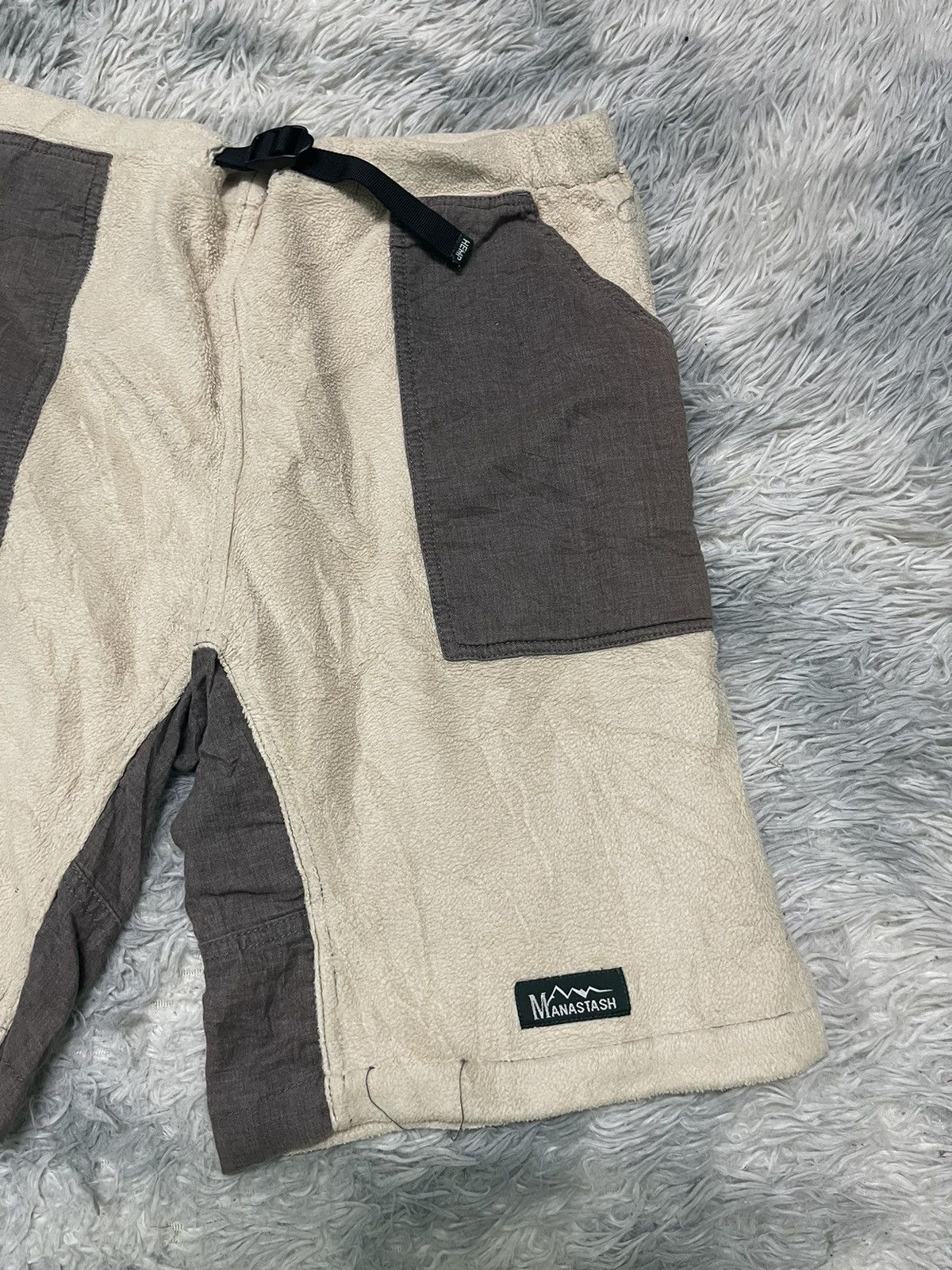 Manastash 90s MANASTASH FLEECE SHORT PANT RARE STYLE Size US 34 / EU 50 - 4 Thumbnail
