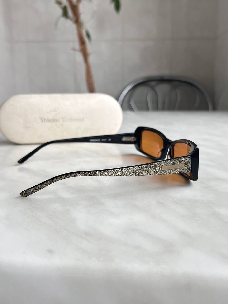 Vivienne Westwood Vivienne Westwood Vintage Shine Glitter Frame Eyeglasses Y2K Size ONE SIZE - 5 Thumbnail