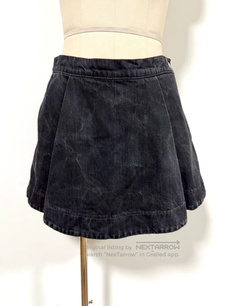 Vivienne Westwood Vivienne Westwood size 3 Carbon Black Denim Skirt Pants wit Size 23" - 1 Thumbnail
