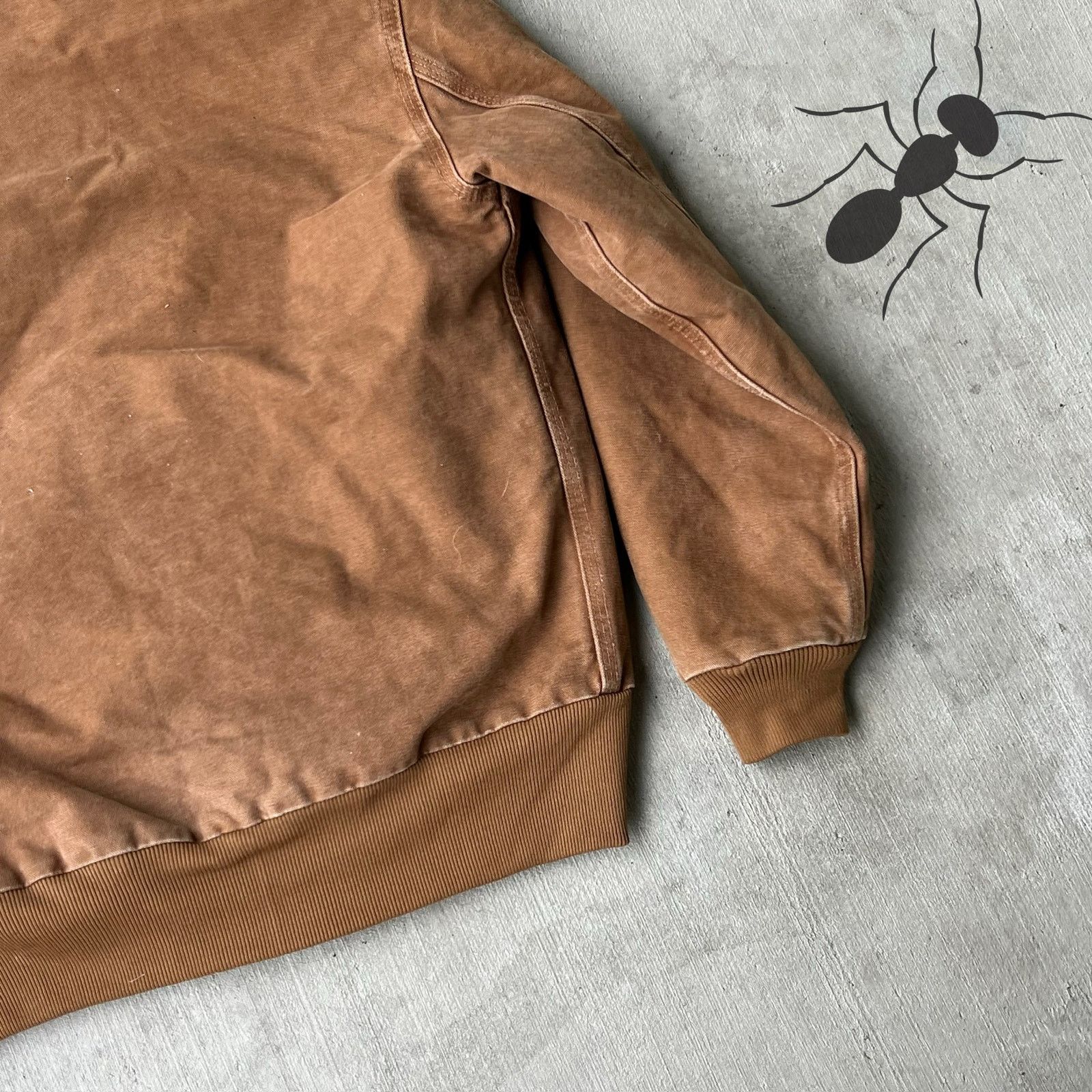 Carhartt × Vintage Carhartt WOMENS WJ130 BRN brown hooded work wear jacket Size US S / EU 44-46 / 1 - 9 Thumbnail