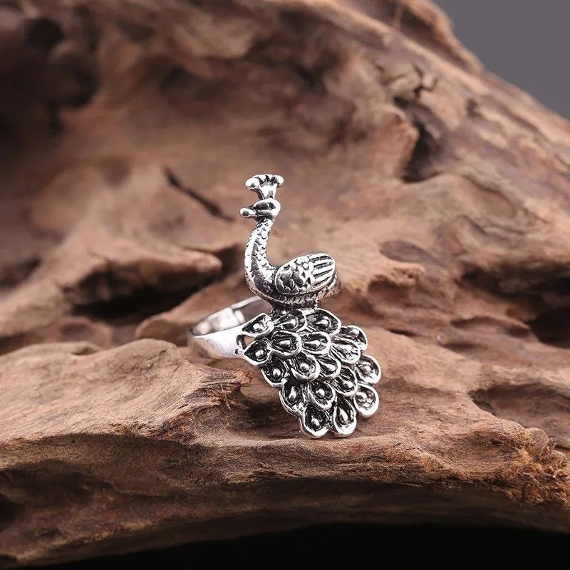 Japanese Brand × Jewelry × Vintage Retro Peacock Ring Size ONE SIZE - 3 Thumbnail