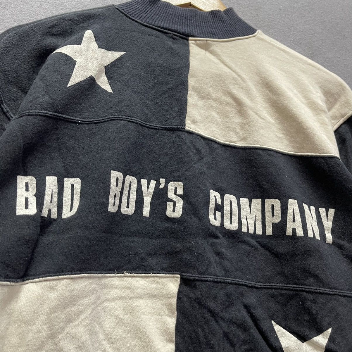 Japanese Brand Bad Boy’s Company Patchwork Half-Zip Sweatshirt Size US M / EU 48-50 / 2 - 8 Thumbnail