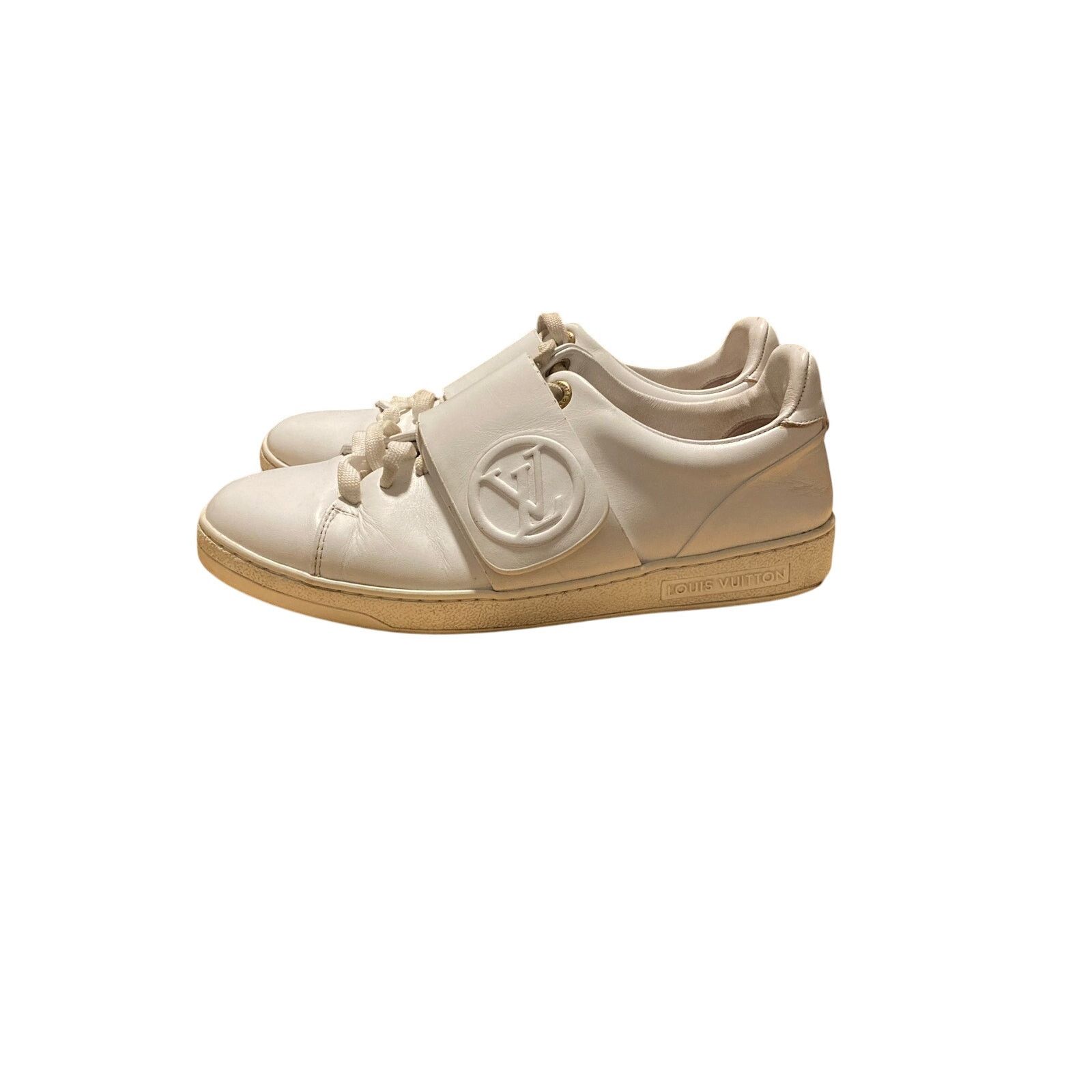Louis Vuitton White Louis Vuitton Frontrow Sneakers Women's US 6 EU 36.5 Size US 6 / IT 36 - 3 Thumbnail