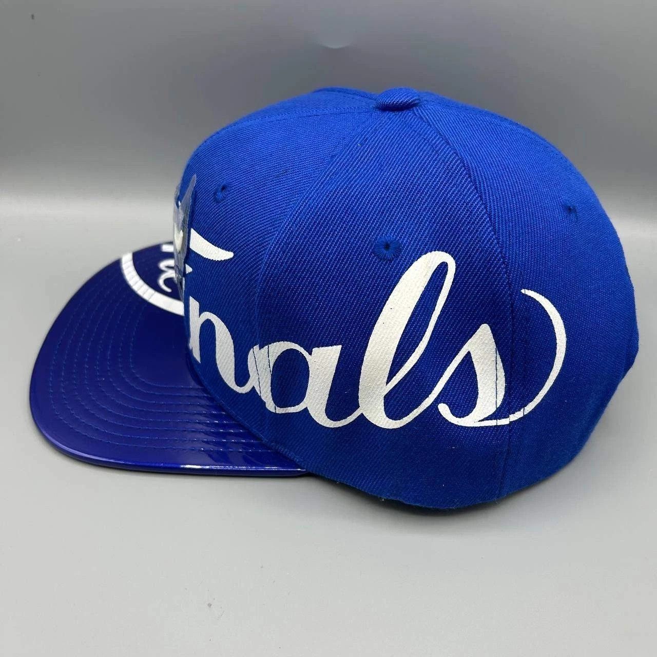 Mitchell & Ness Chicago Bulls NBA Hat Men Blue The Finals Snap Back Cap New Size ONE SIZE - 3 Thumbnail