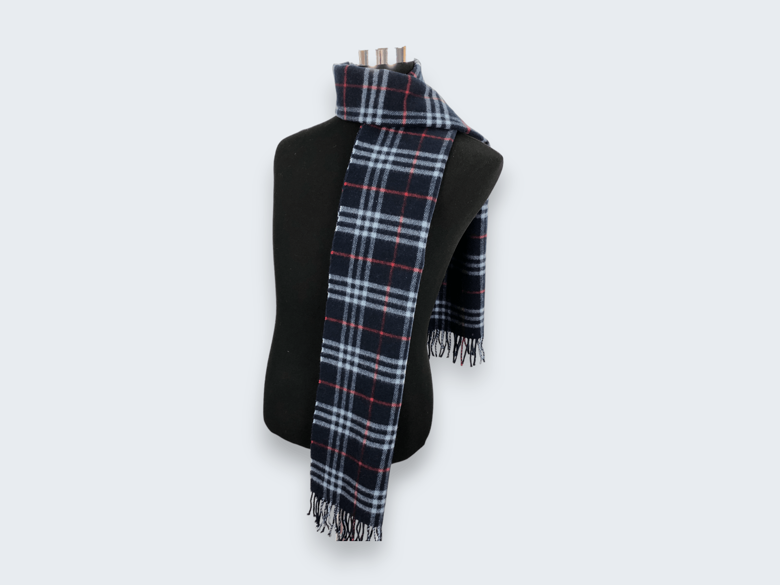 Burberry × Vintage Vintage Burberry Scarf Muffler MF054 Size ONE SIZE - 2 Thumbnail