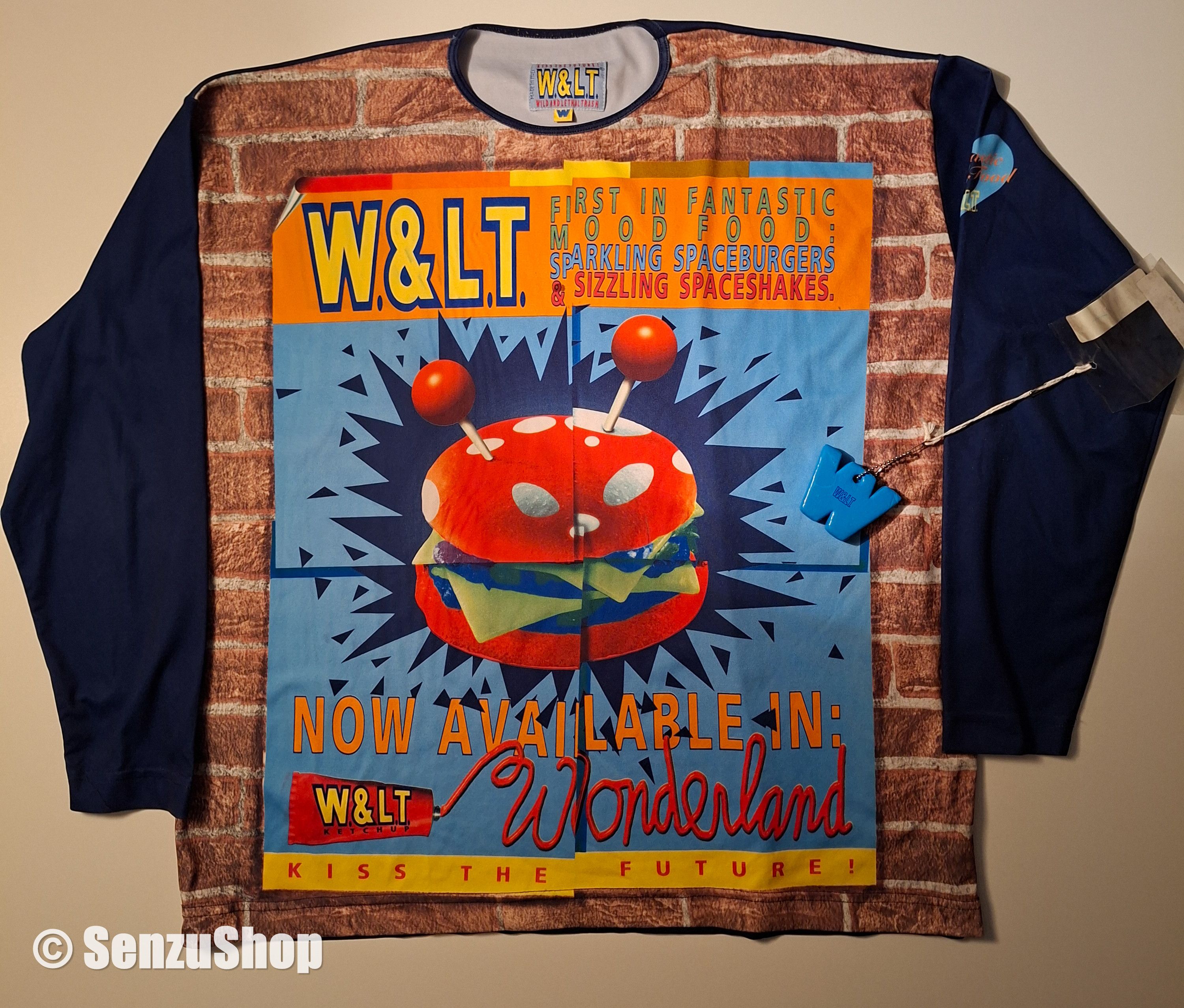 W&LT “Sparkling Spaceburgers” Long Sleeve Shirt Size US M / EU 48-50 / 2 - 1 Thumbnail