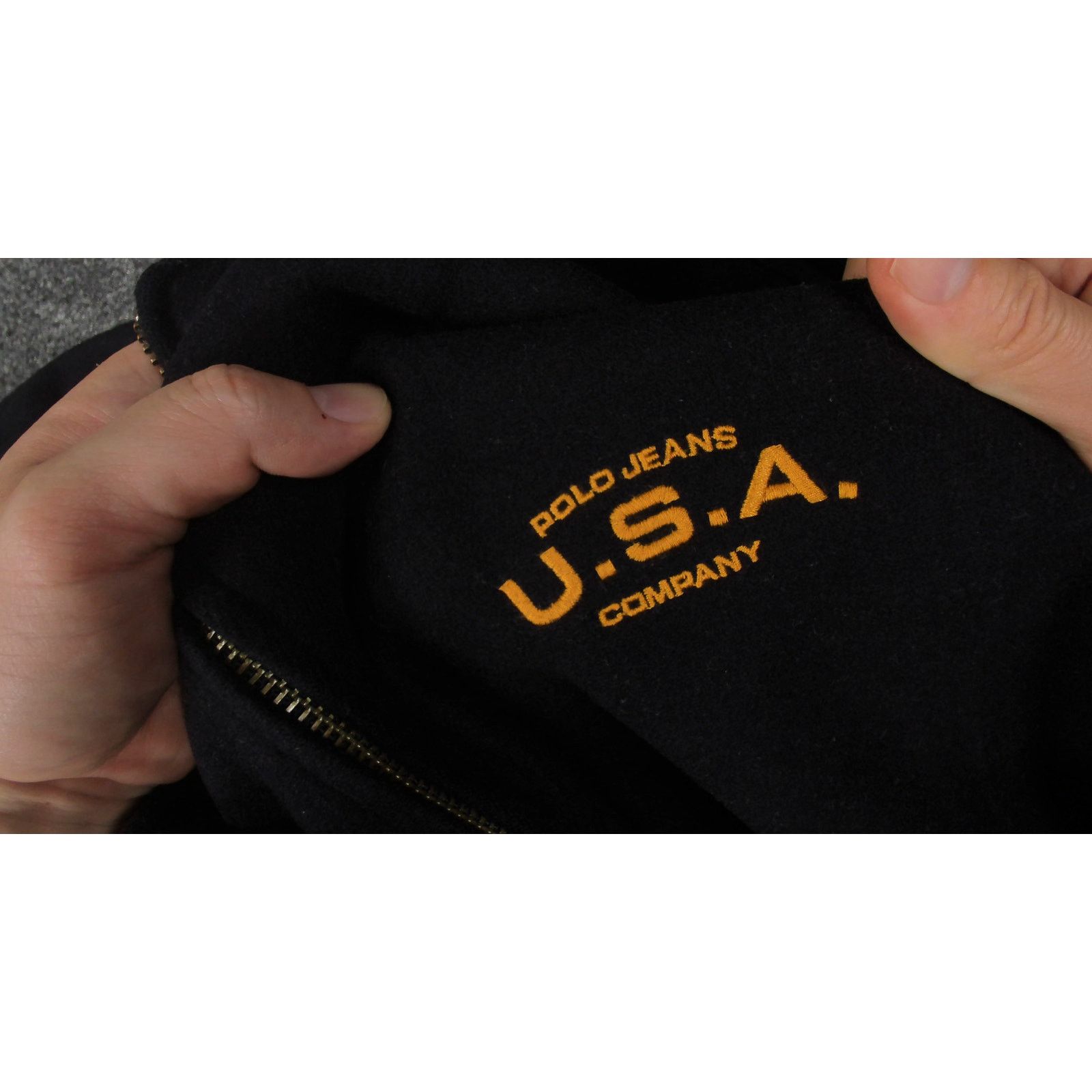 Ralph Lauren Ralph Lauren 90s USA Patch Oversized Wool Varsity Jacket Size US XXL / EU 58 / 5 - 12 Thumbnail