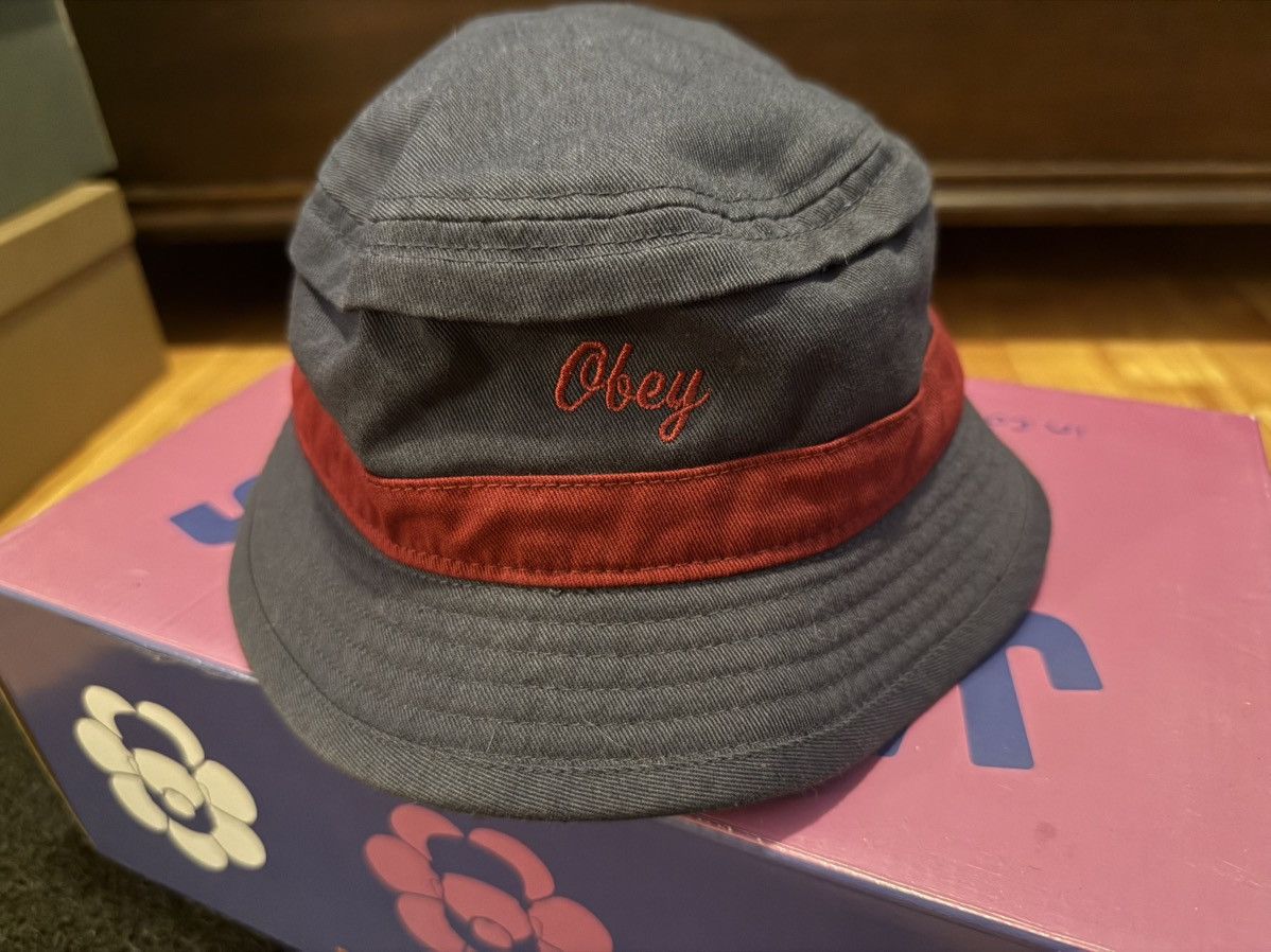 Obey Vintage Obey Bucket hat Size ONE SIZE - 1 Thumbnail