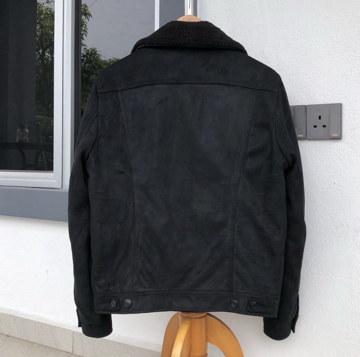 Zara Zara Velvet Lined Quilted Trucker Jacket With Sherpa Collar Size US M / EU 48-50 / 2 - 8 Thumbnail