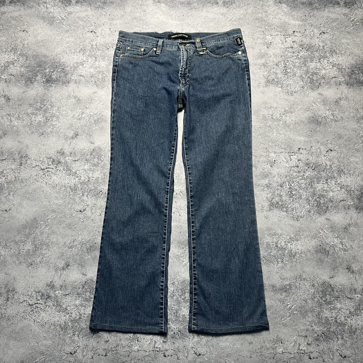 Versace Vintage Versace Jeans Couture Denim Jeans Luxury Designer Size 33" - 1 Thumbnail