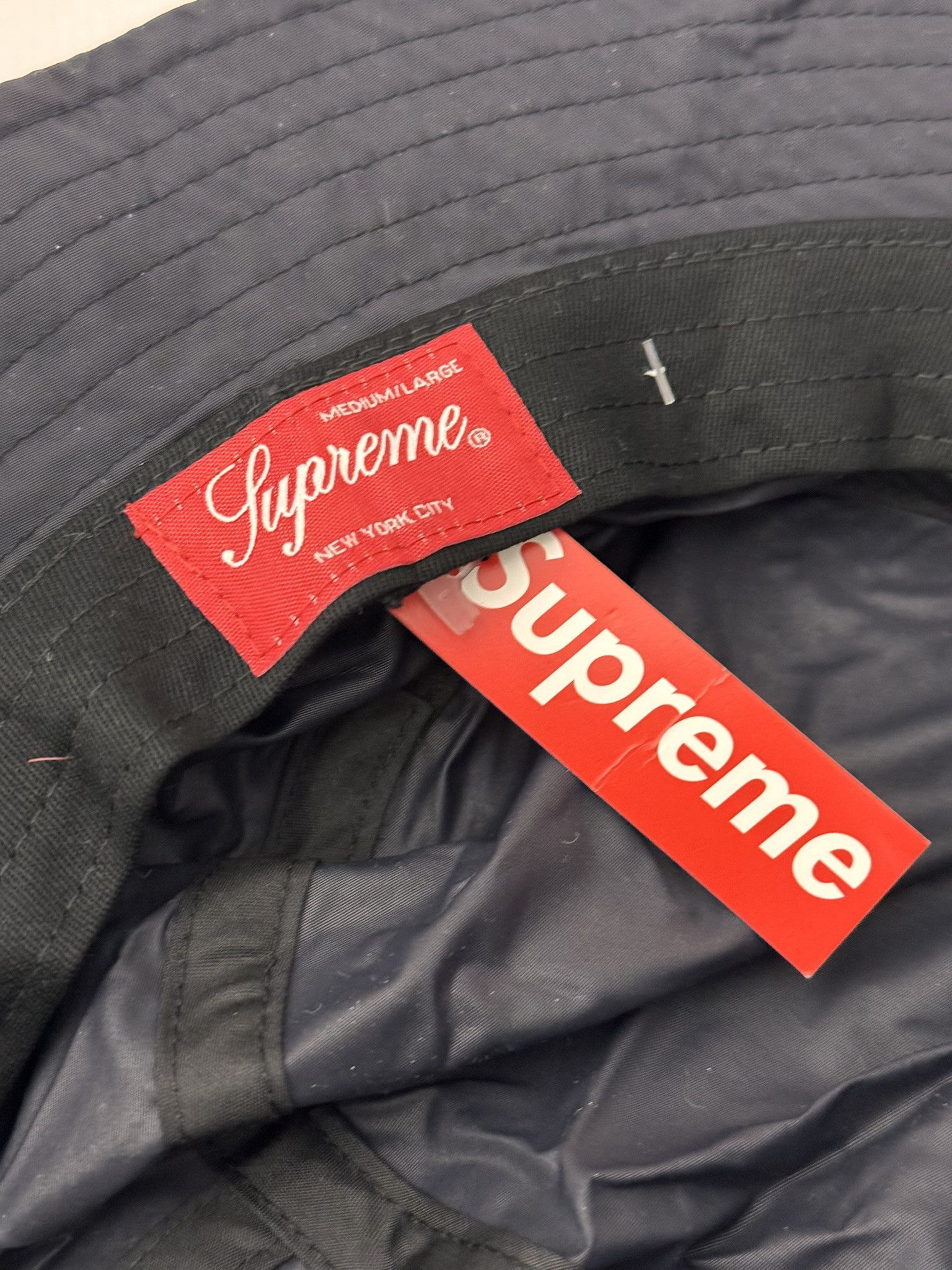 Supreme Supreme Shockcord Nylon Crusher Black M/L Size | Grailed