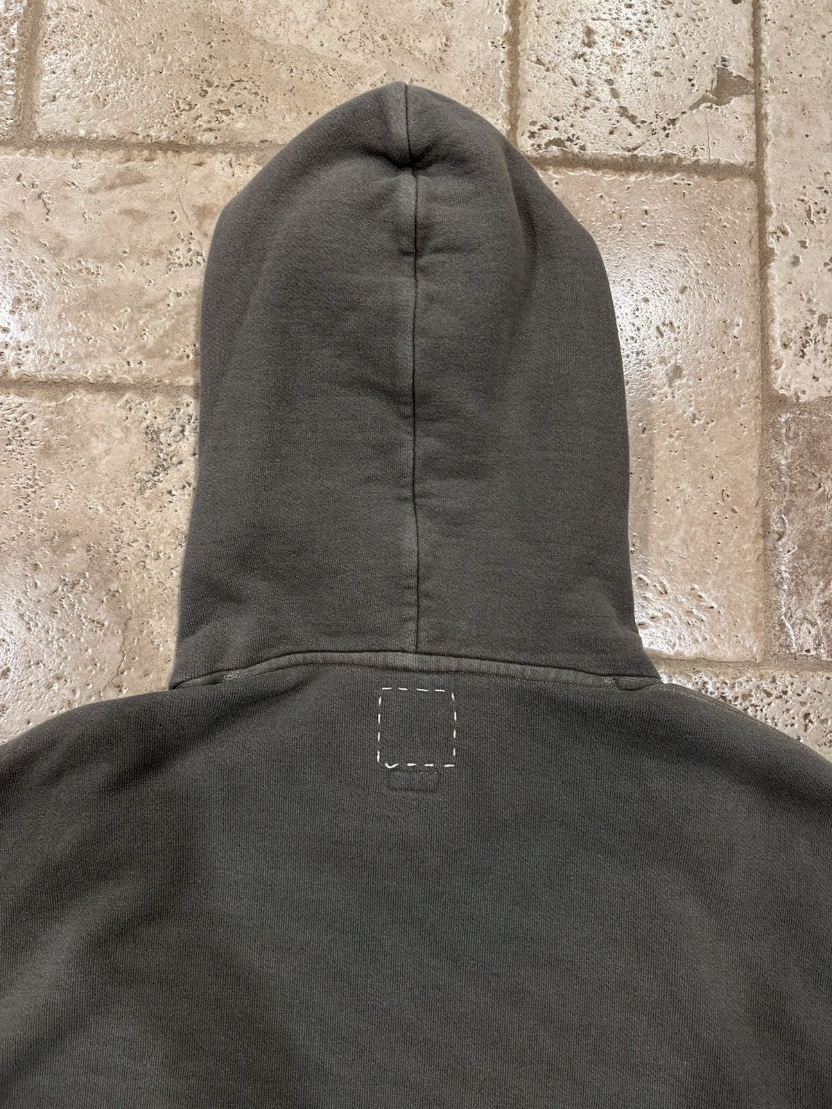 Japanese Brand Visvim Jumbo Olive Green Distressed Crash PO Faded Hoodie Size US XL / EU 56 / 4 - 12 Thumbnail