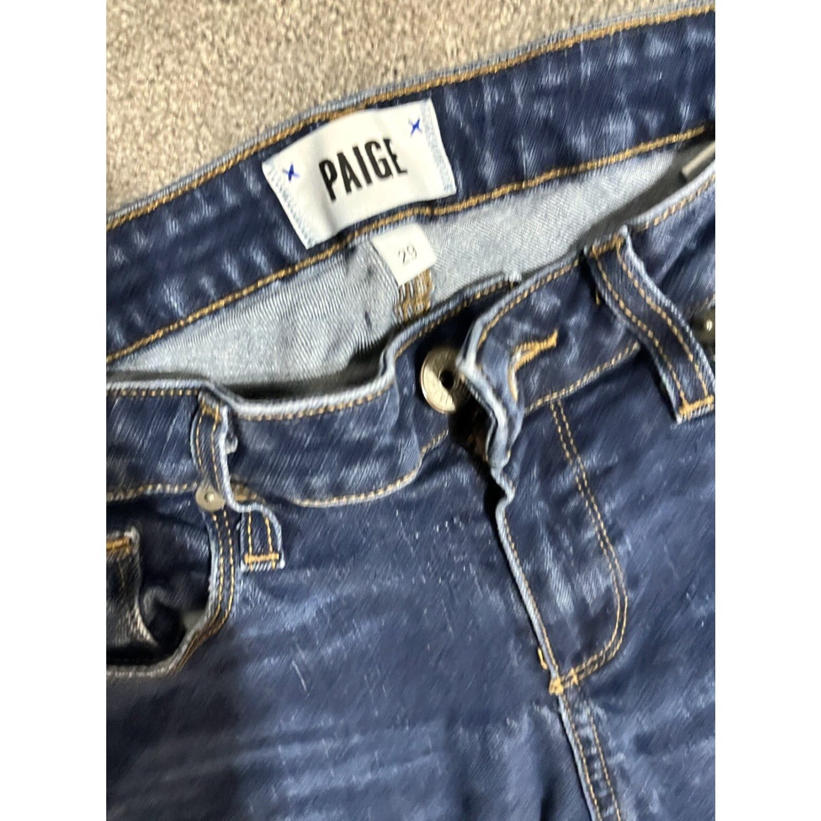 Paige PAIGE Verdugo Crop Jeans Dark Wash Skinny Size 29 Womens Size 29" - 5 Thumbnail