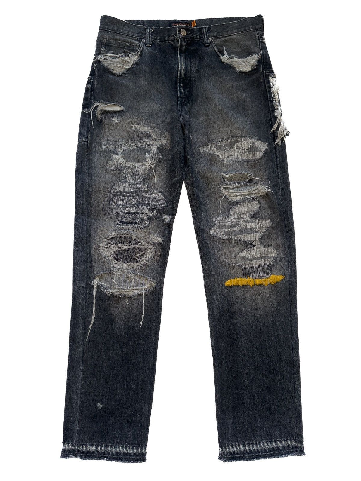Undercover UNDERCOVER 02AW Witch Period Damage Denim | Grailed