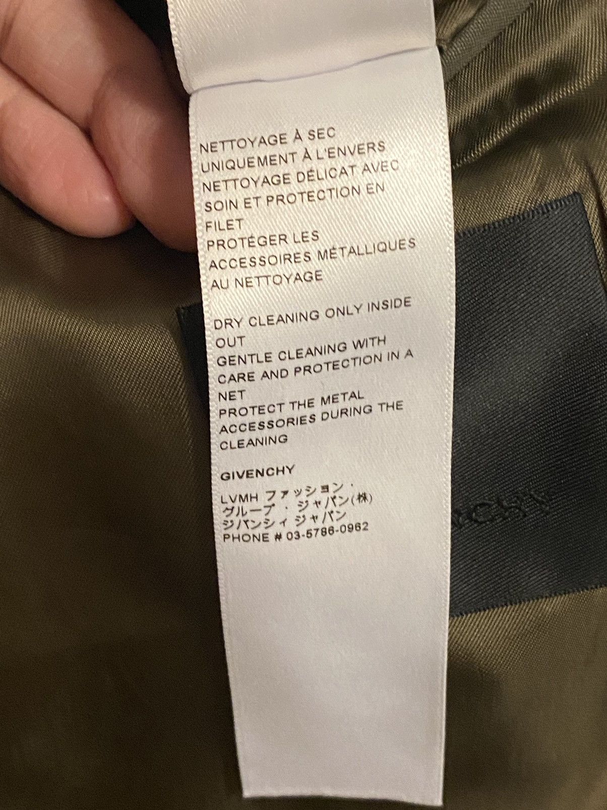 Givenchy Givenchy khaki wool blazer jacket 52 Size 52R - 9 Thumbnail