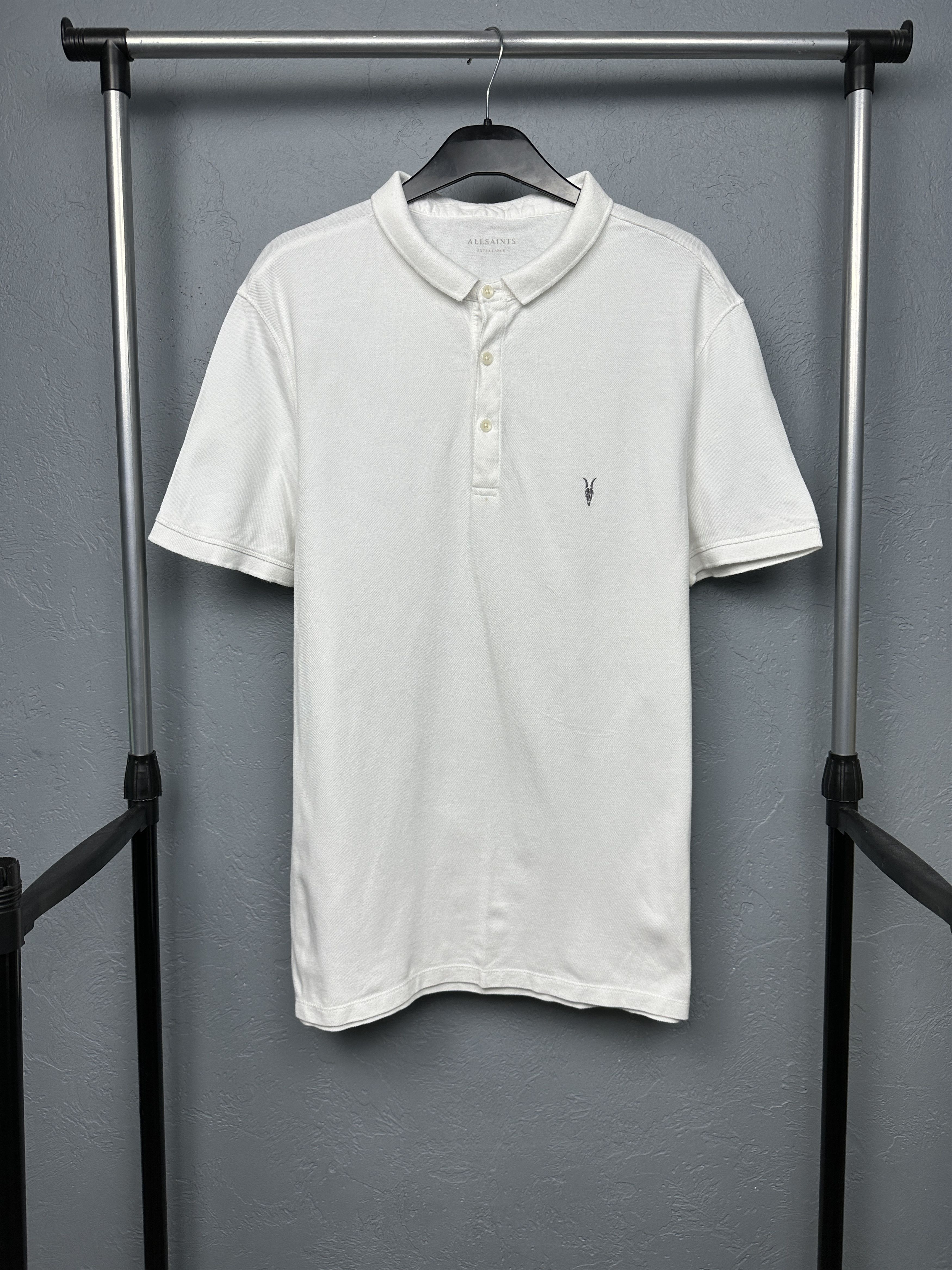 Allsaints Allsaints Form SS Mens Polo Shirt Size US XL / EU 56 / 4 - 1 Thumbnail