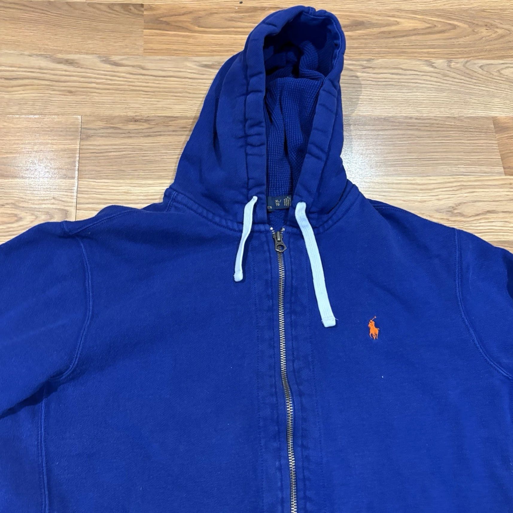 Polo Ralph Lauren Polo Ralph Lauren Full Zip Hoodie Sweatshirt Blue Pony Mens XL Size US XL / EU 56 / 4 - 6 Thumbnail