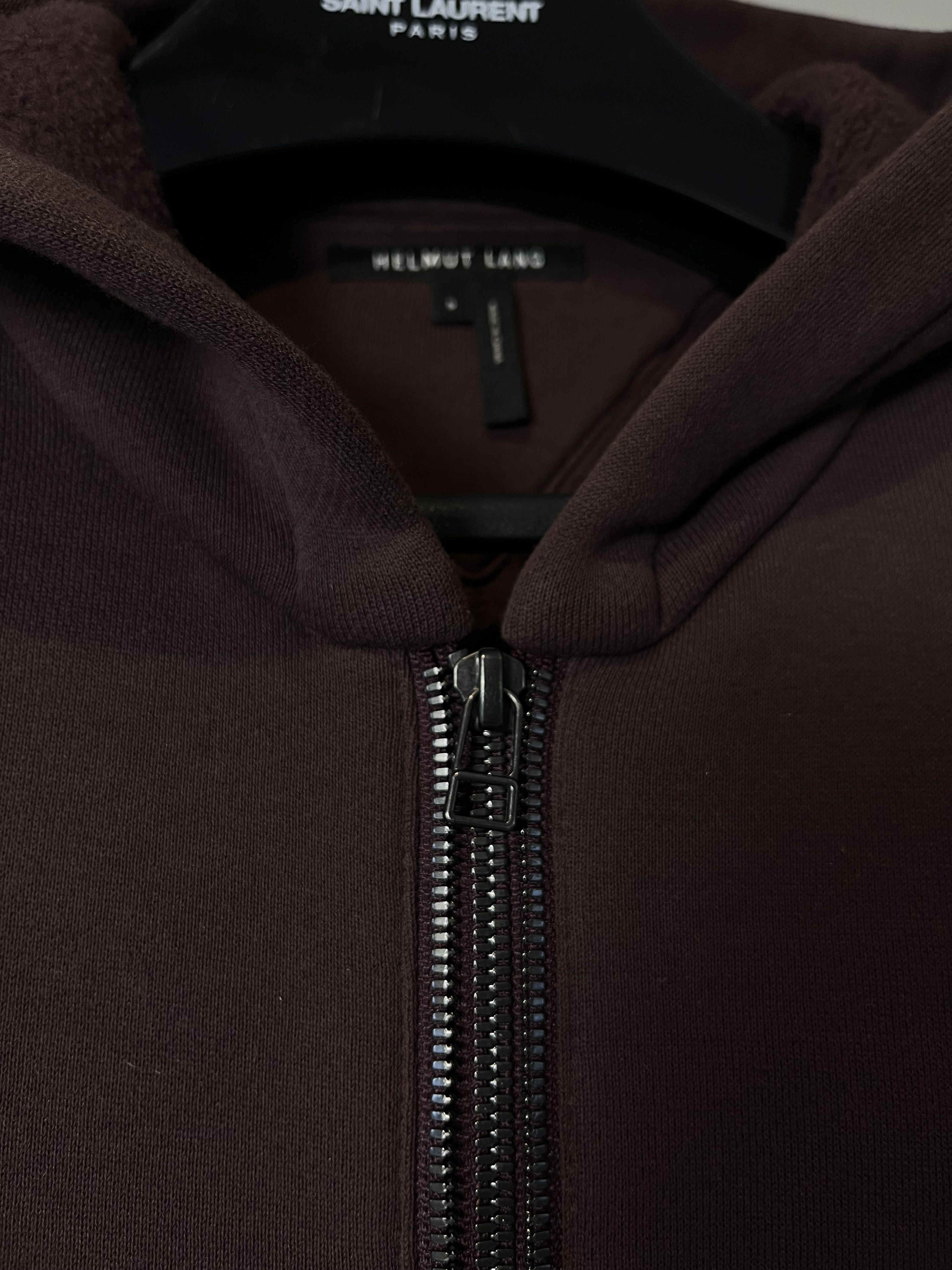 Helmut Lang Helmut Lang Double Two Way Zip Cotton Fleece Hoodie Size US S / EU 44-46 / 1 - 7 Thumbnail
