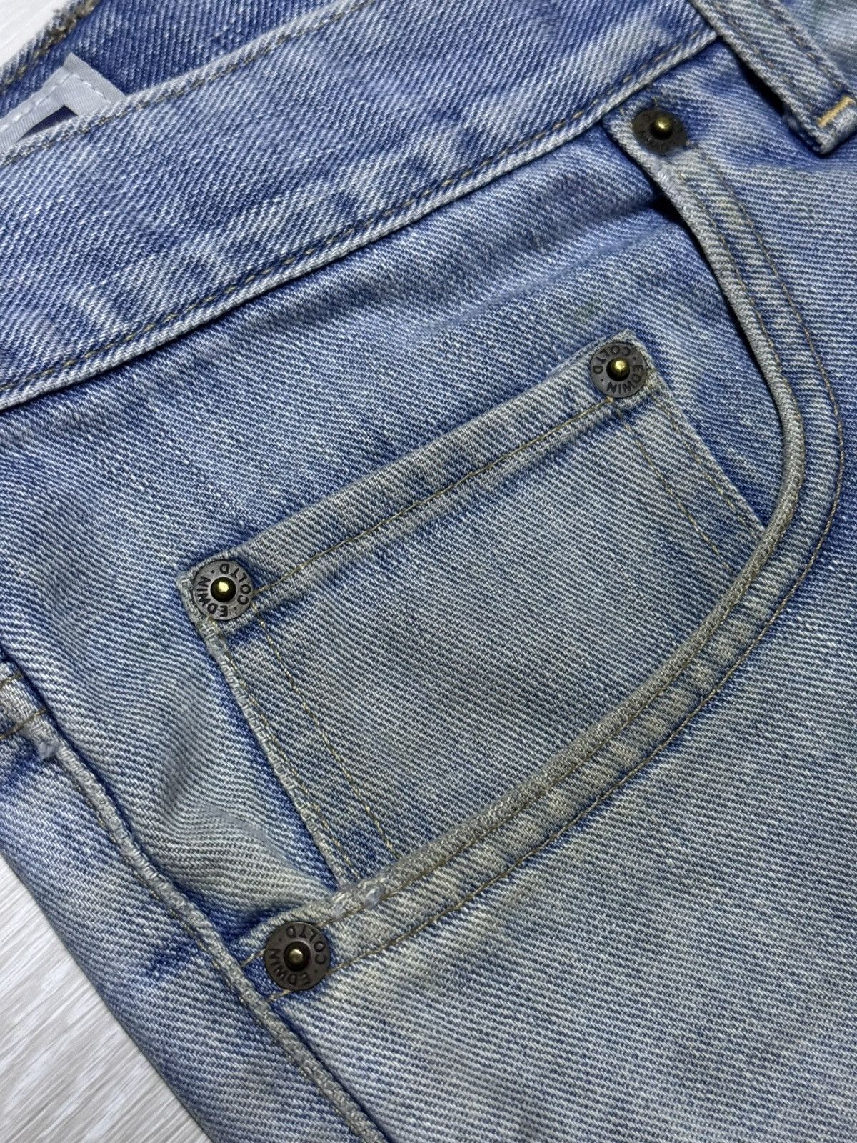 Edwin Vintage Japanese Edwin 403 Grunge Distressed Baggy Jeans Size US 38 / EU 54 - 11 Thumbnail