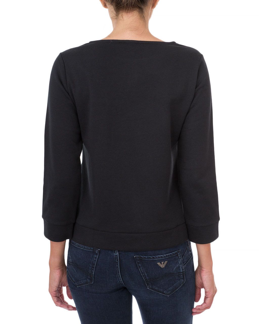 Armani Armani Jeans Black Womens Sweatshirt Vintage Longsleeve Size M / US 6-8 / IT 42-44 - 18 Thumbnail