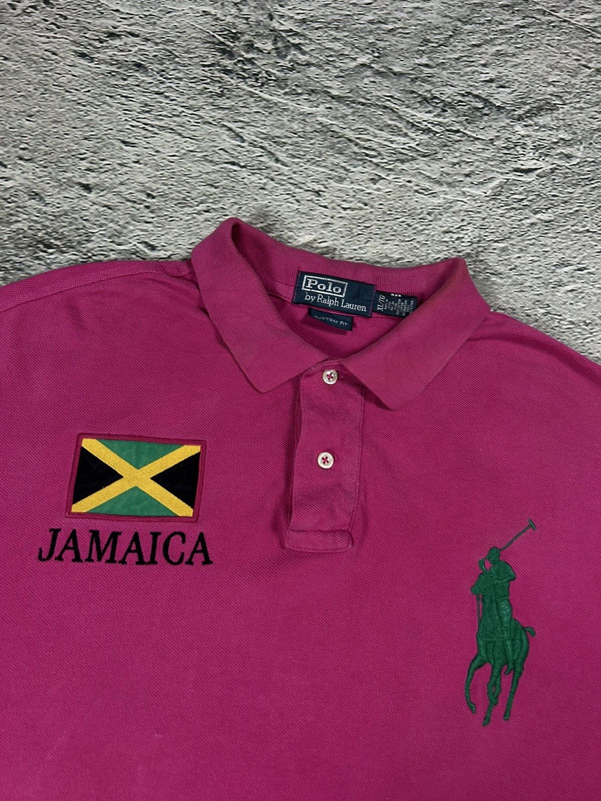 Ralph Lauren Chief Keef Polo Ralph Lauren Jamaica Pink Rasta Size US XL / EU 56 / 4 - 2 Thumbnail