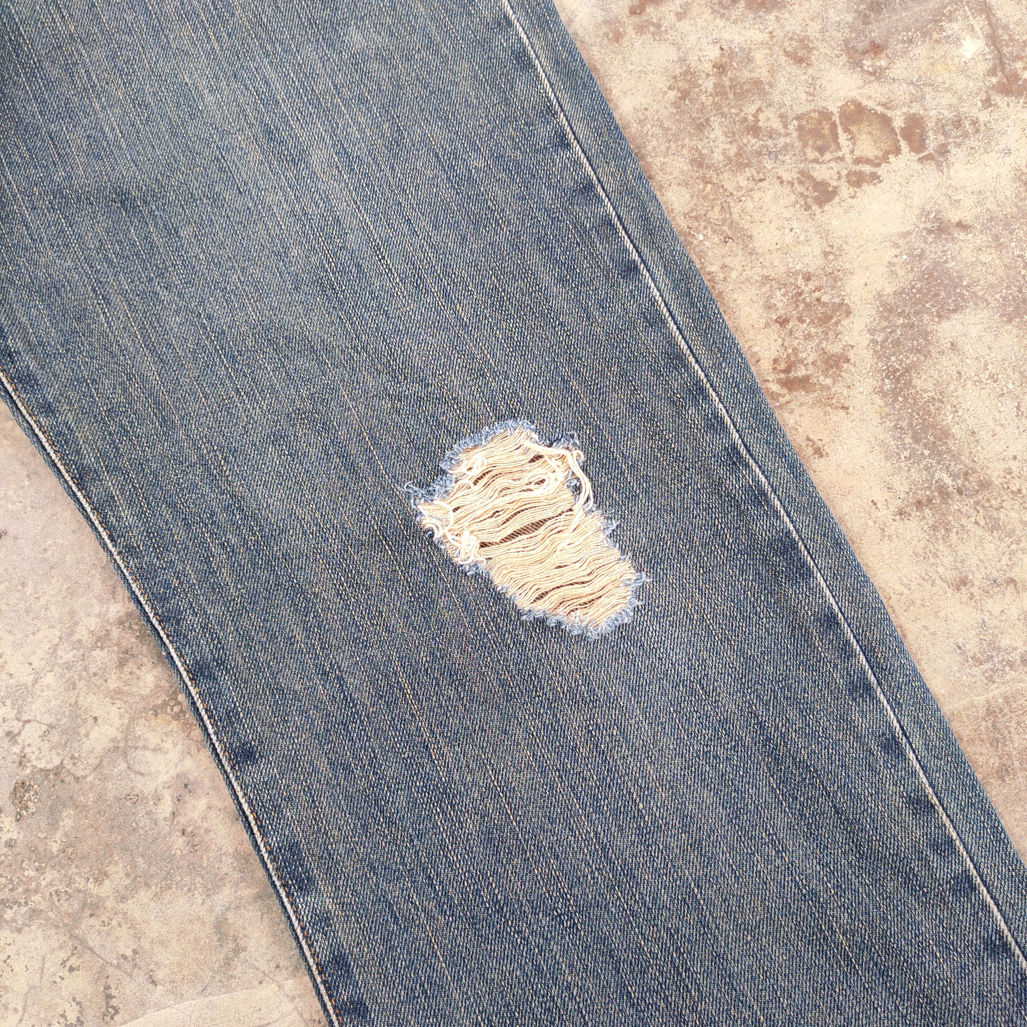Edwin × Vintage W33 VINTAGE EDWIN RUSTY FADED DISTRESSED JEANS PANTS Size US 33 - 5 Thumbnail