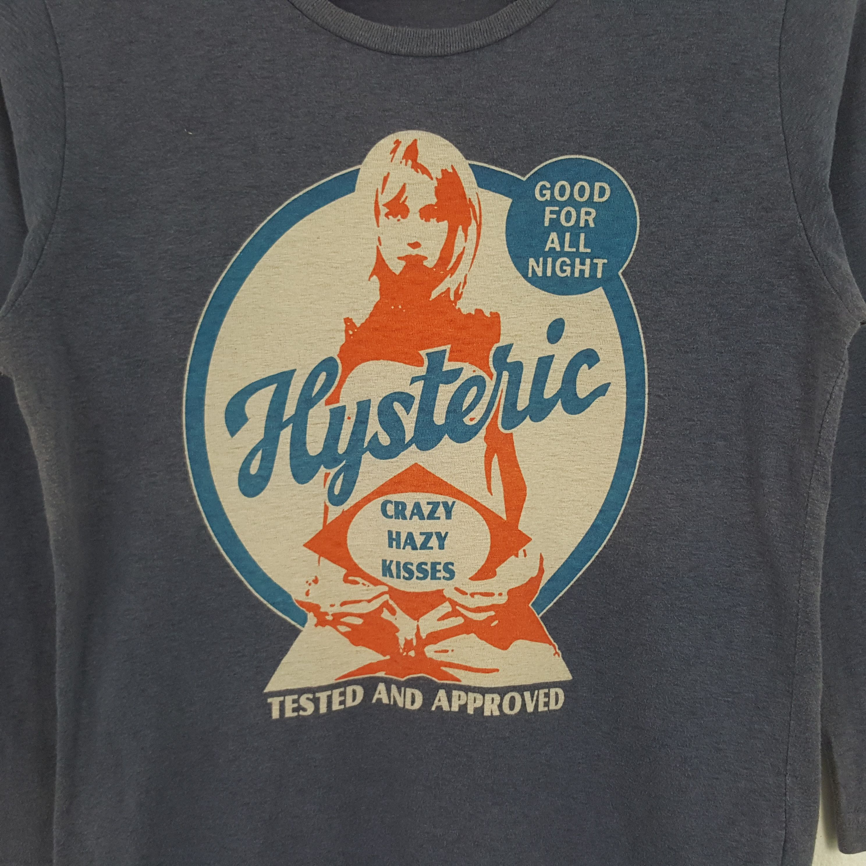 Hysteric Glamour × Japanese Brand × Vintage Vintage Hysteric Glamour Japanese Brand Parody Tshirt Size US XS / EU 42 / 0 - 2 Thumbnail