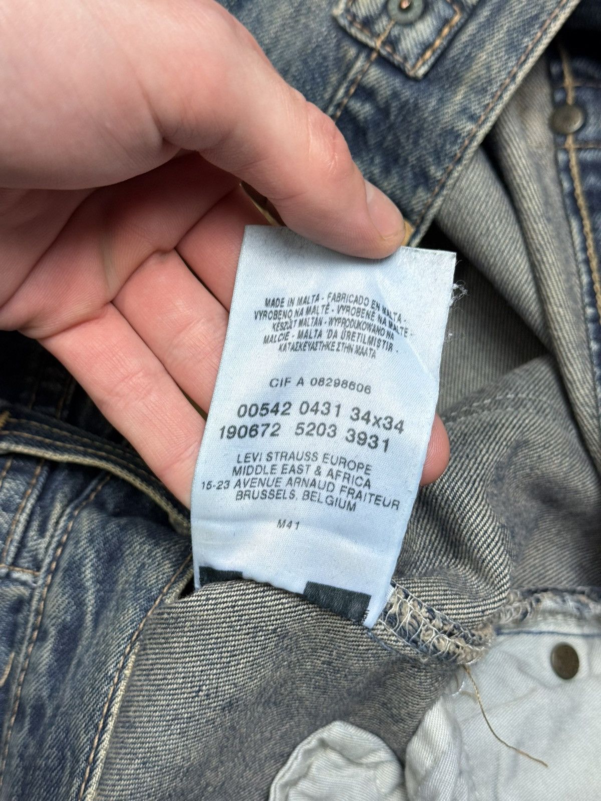 Levi's Levis 542 04 Engineered Garments Jeans Vintage Chinch Y2K Size US 34 / EU 50 - 11 Thumbnail