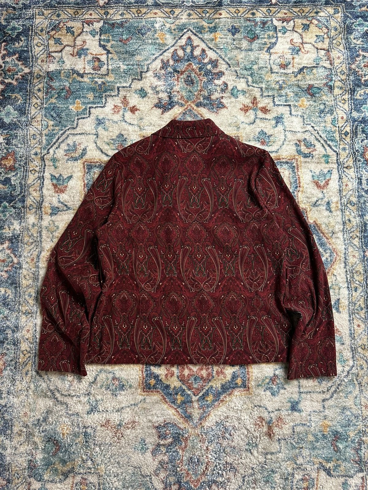Vintage Vintage Tradition Paisley Zip-up Light Jacket Large Size L / US 10 / IT 46 - 2 Thumbnail