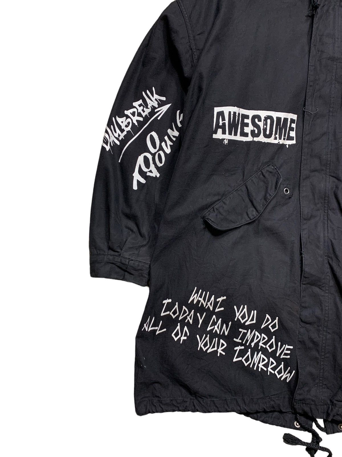 Japanese Brand Japanese Brand Jungle Storm Splash Parka Black Size US XL / EU 56 / 4 - 3 Thumbnail