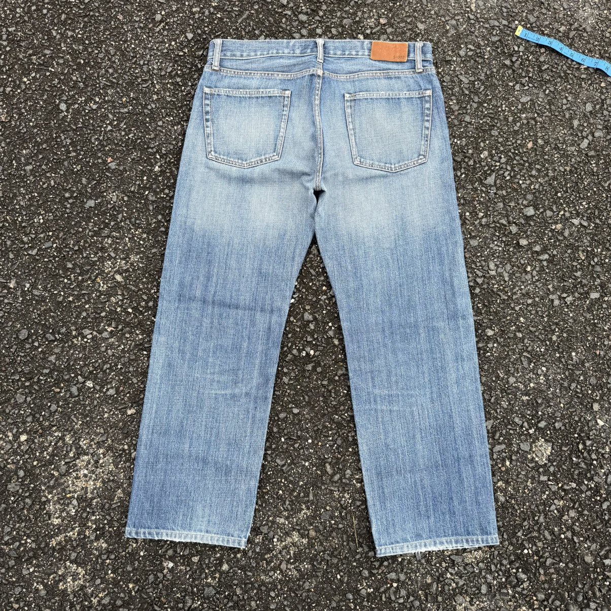 Japanese Brand Vintage Japanese straight faded jean denim pants Size US 35 - 9 Thumbnail