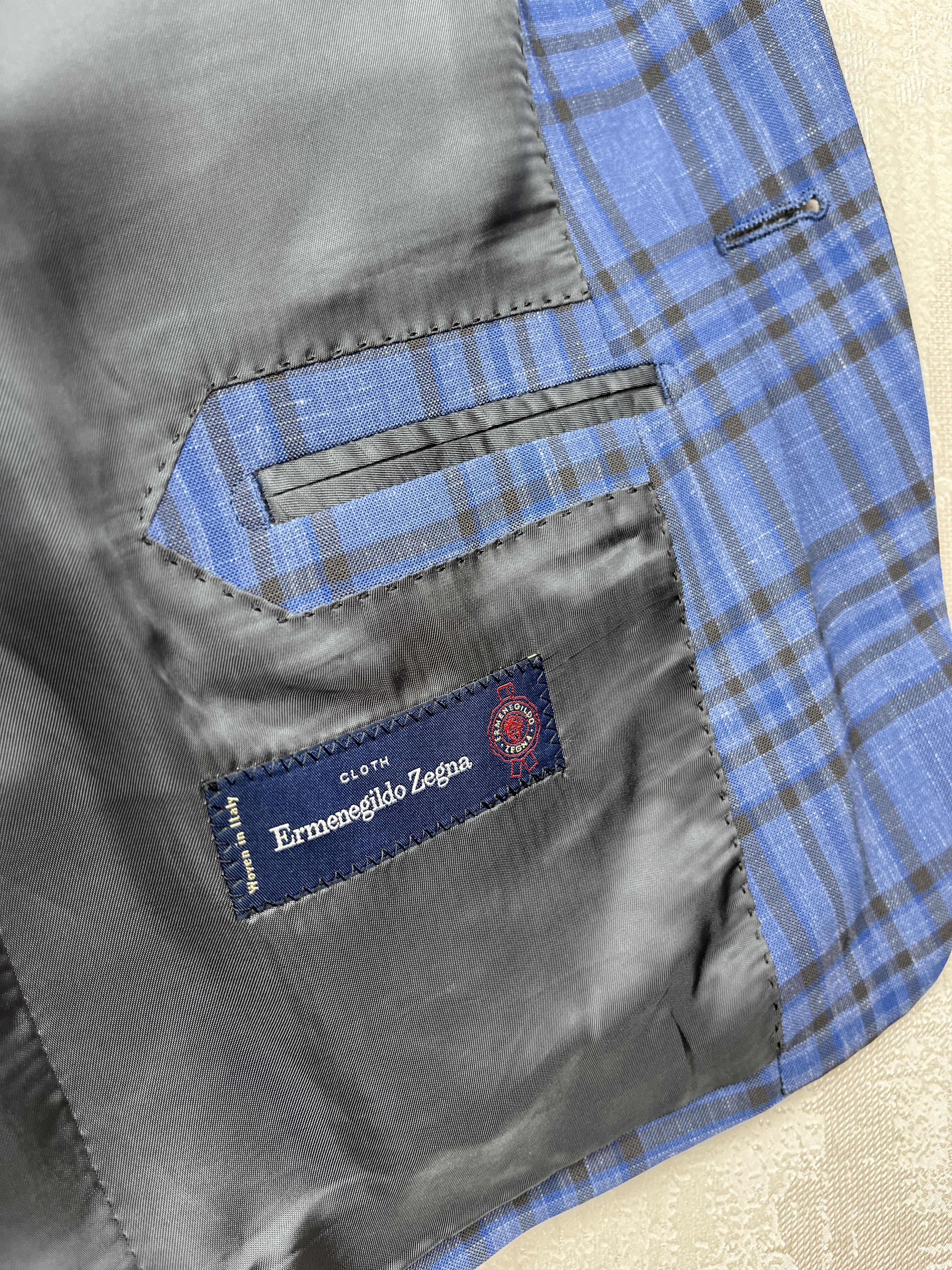 Ermenegildo Zegna Alferano Ermenegildo Zegna Check Wool Blazer Men's Size 46 ? Size US S / EU 44-46 / 1 - 11 Thumbnail