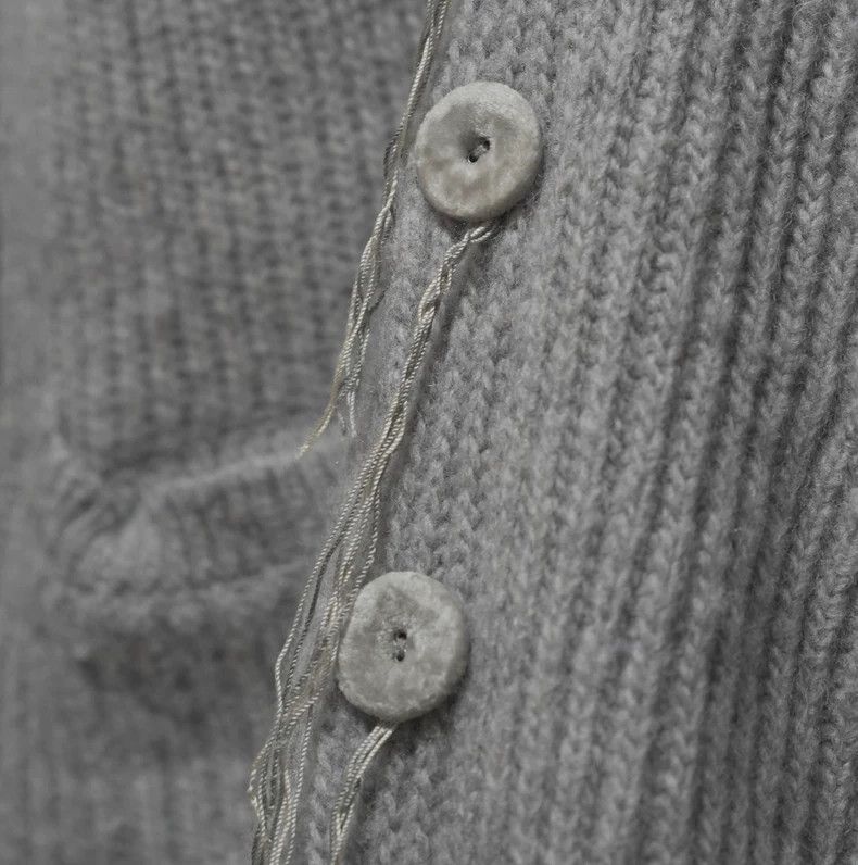Number (N)ine Number (N)ine 09AW Wool Cardigan Coat Sweater 2503-Nextarro Size US L / EU 52-54 / 3 - 2 Thumbnail