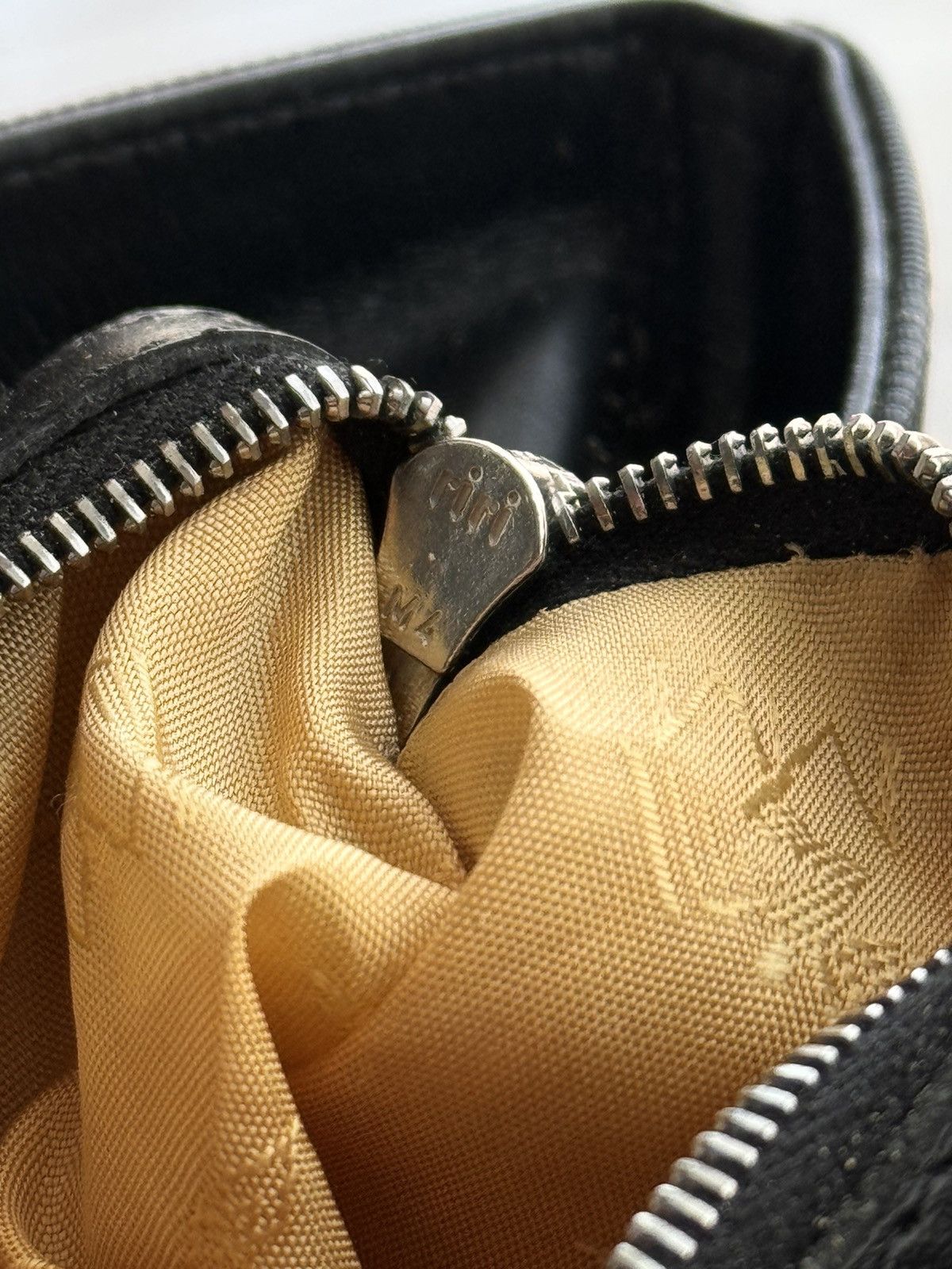 Maison Mollerus × Vintage Vintage Mollerus Swiss Monogram Black Luxury Bag Size ONE SIZE - 11 Thumbnail