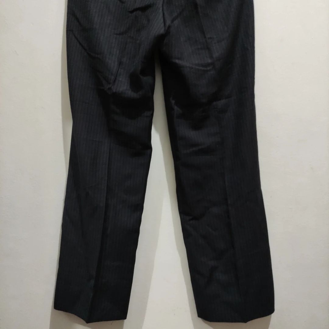 Versace Vintage Slacks Versace Wool Blend, Fine Line Motif Size US 32 / EU 48 - 13 Thumbnail
