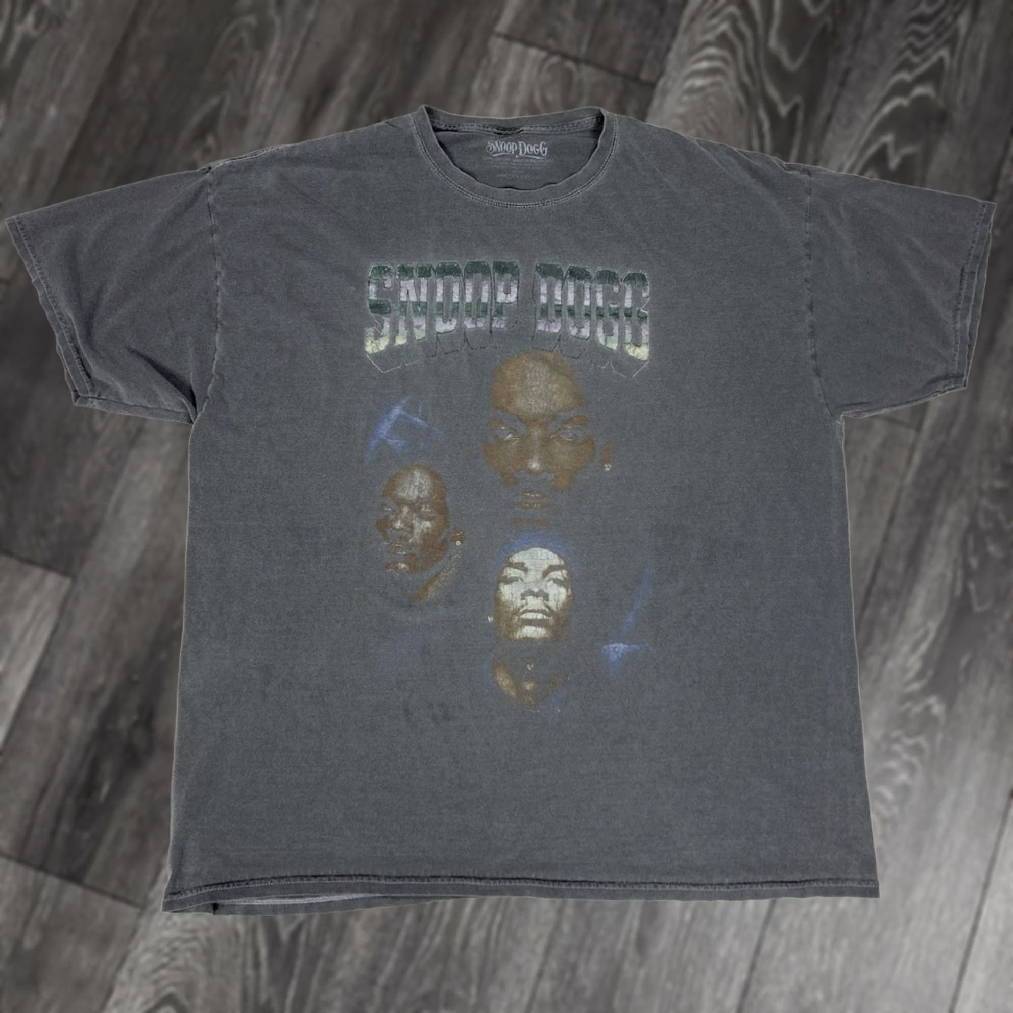 Etro Snoop Dogg Retro Graphic T-shirt Men XL Gray Short Sleeve Music Rap Size US XL / EU 56 / 4 - 1 Thumbnail