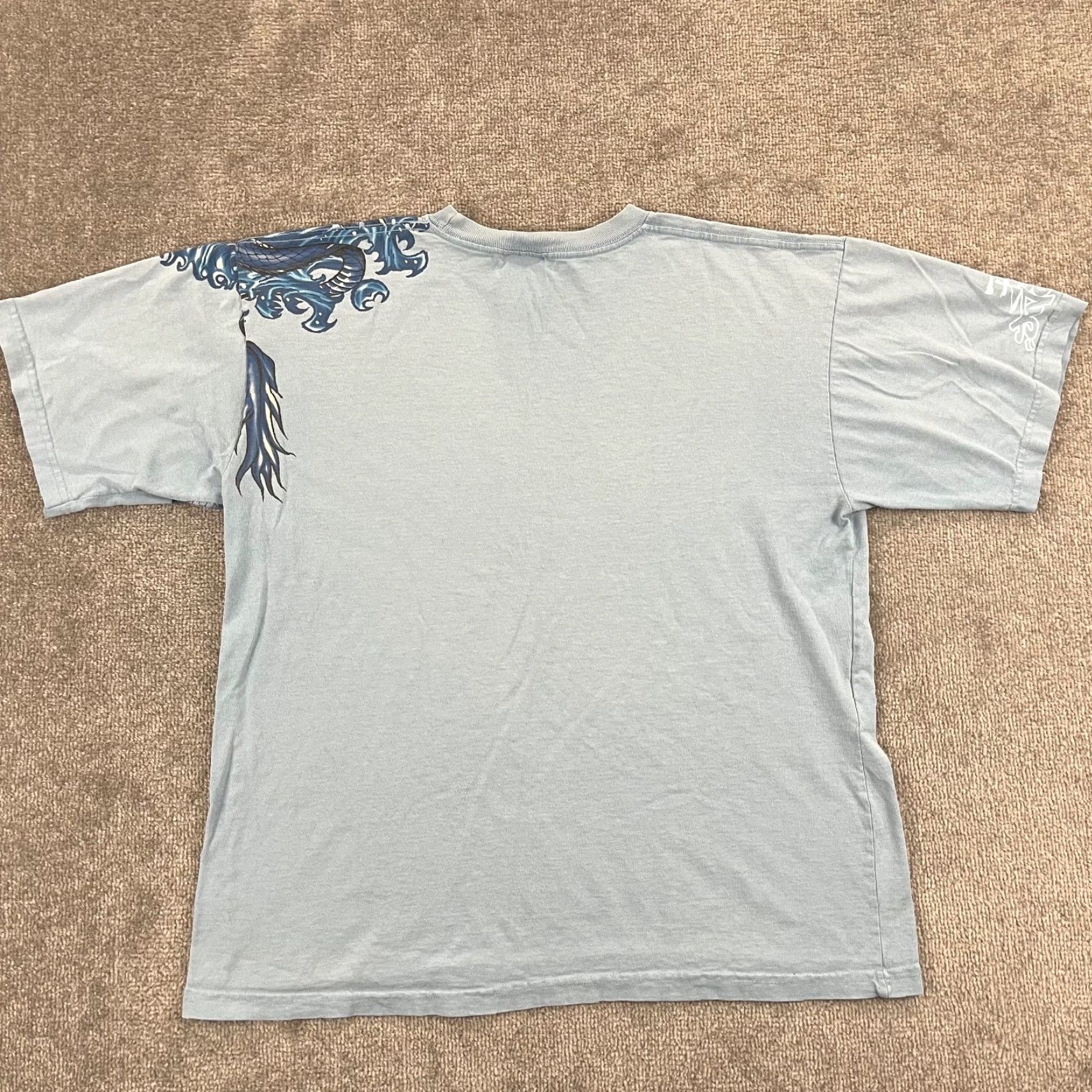 JNCO VINTAGE JNCO T-Shirt Men XL Blue 90s Graphic Print Short Sleeve Hip Hop Skateboard Years Size US XL / EU 56 / 4 - 3 Thumbnail