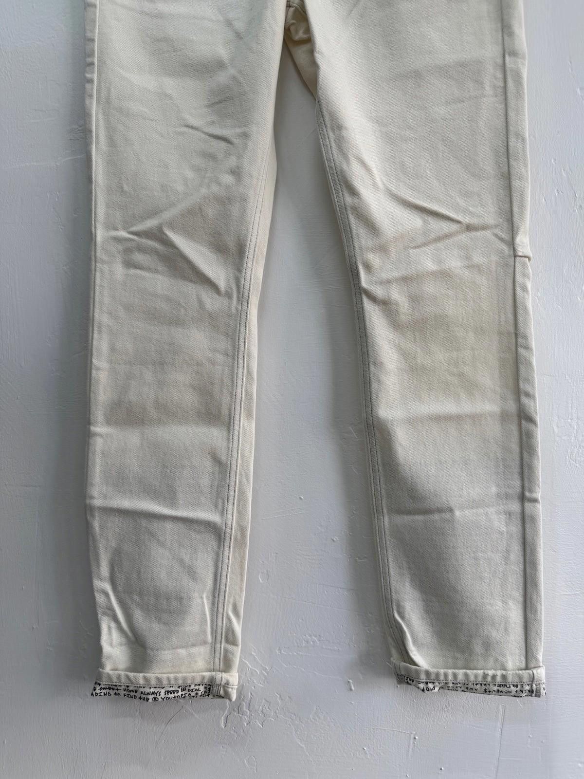 Ksubi new Ksubi mens denim jeans chitch white noise script 32 Size US 32 / EU 48 - 3 Thumbnail