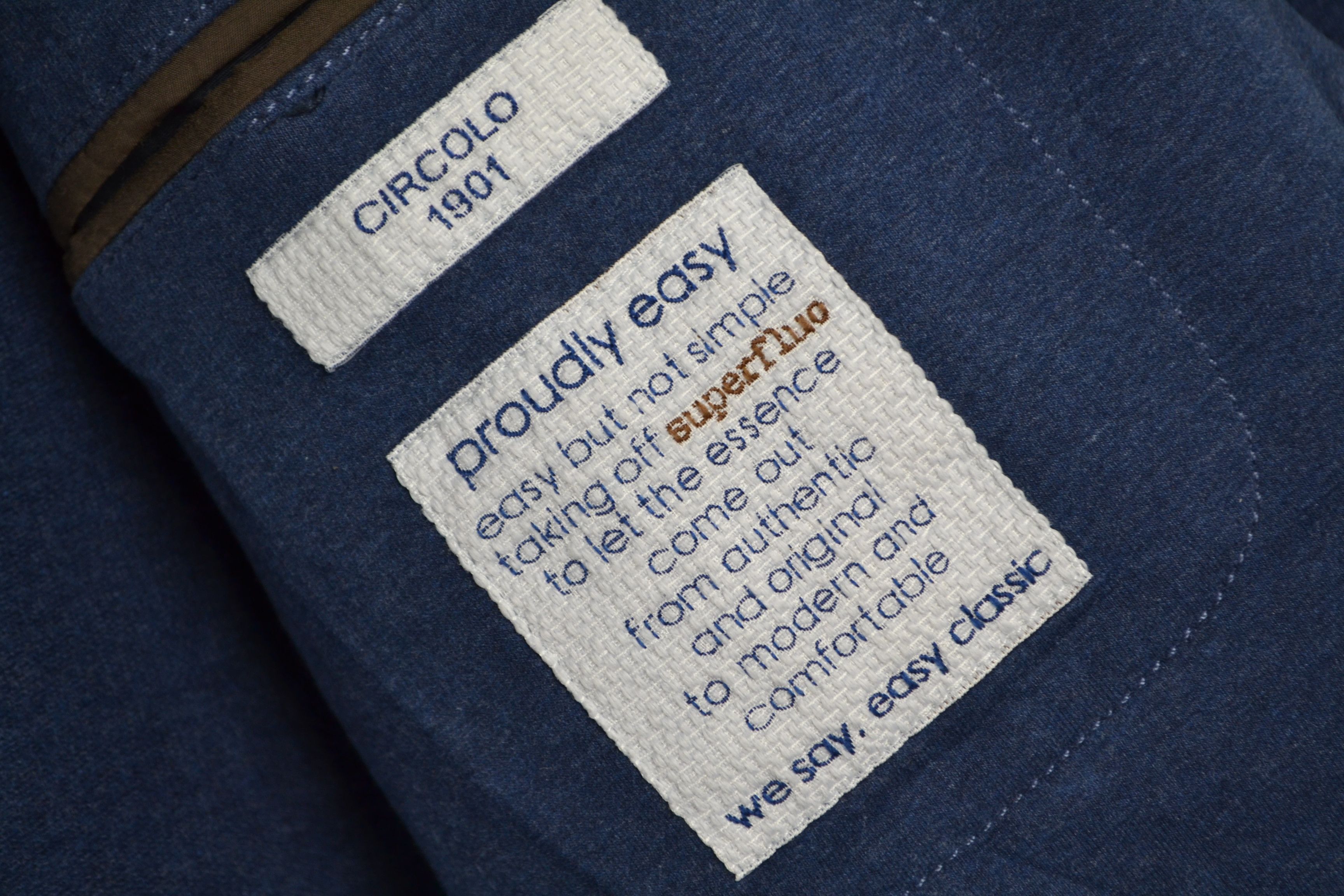 Circolo 1901 Circolo 1901 Blue Blazer Cotton Easy Sport Jacket 52 42US Size US L / EU 52-54 / 3 - 8 Thumbnail