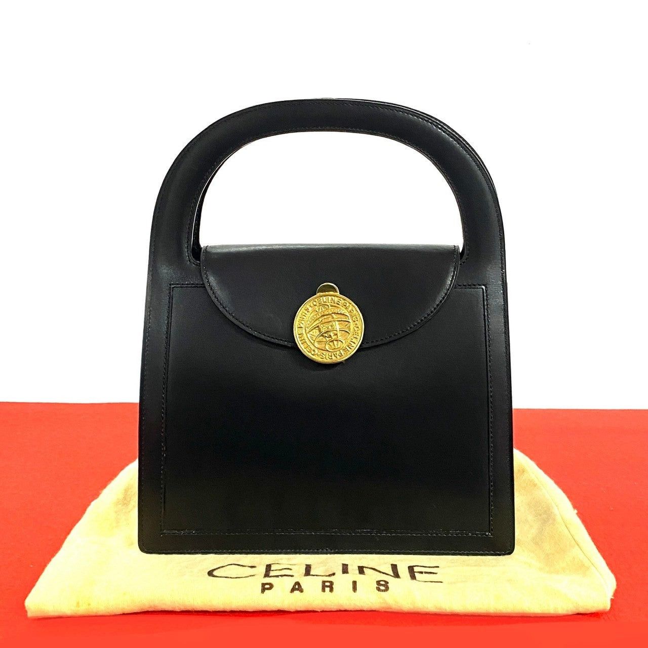 Celine Celine Handbag Black Leather Size ONE SIZE - 1 Thumbnail