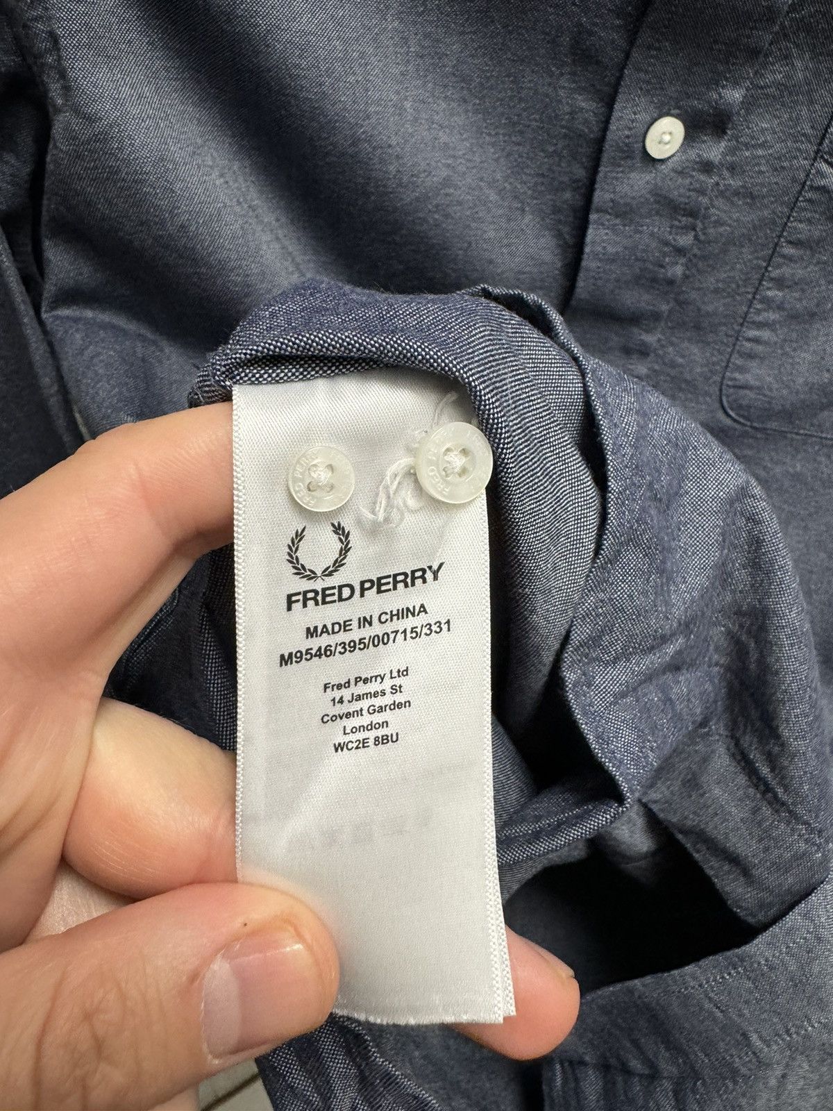 Fred Perry Free Perry oxford shirt S size Size US S / EU 44-46 / 1 - 8 Thumbnail