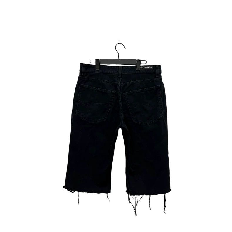 Balenciaga Balenciaga size XL Fringed denim shorts Size US 27 - 2 Thumbnail
