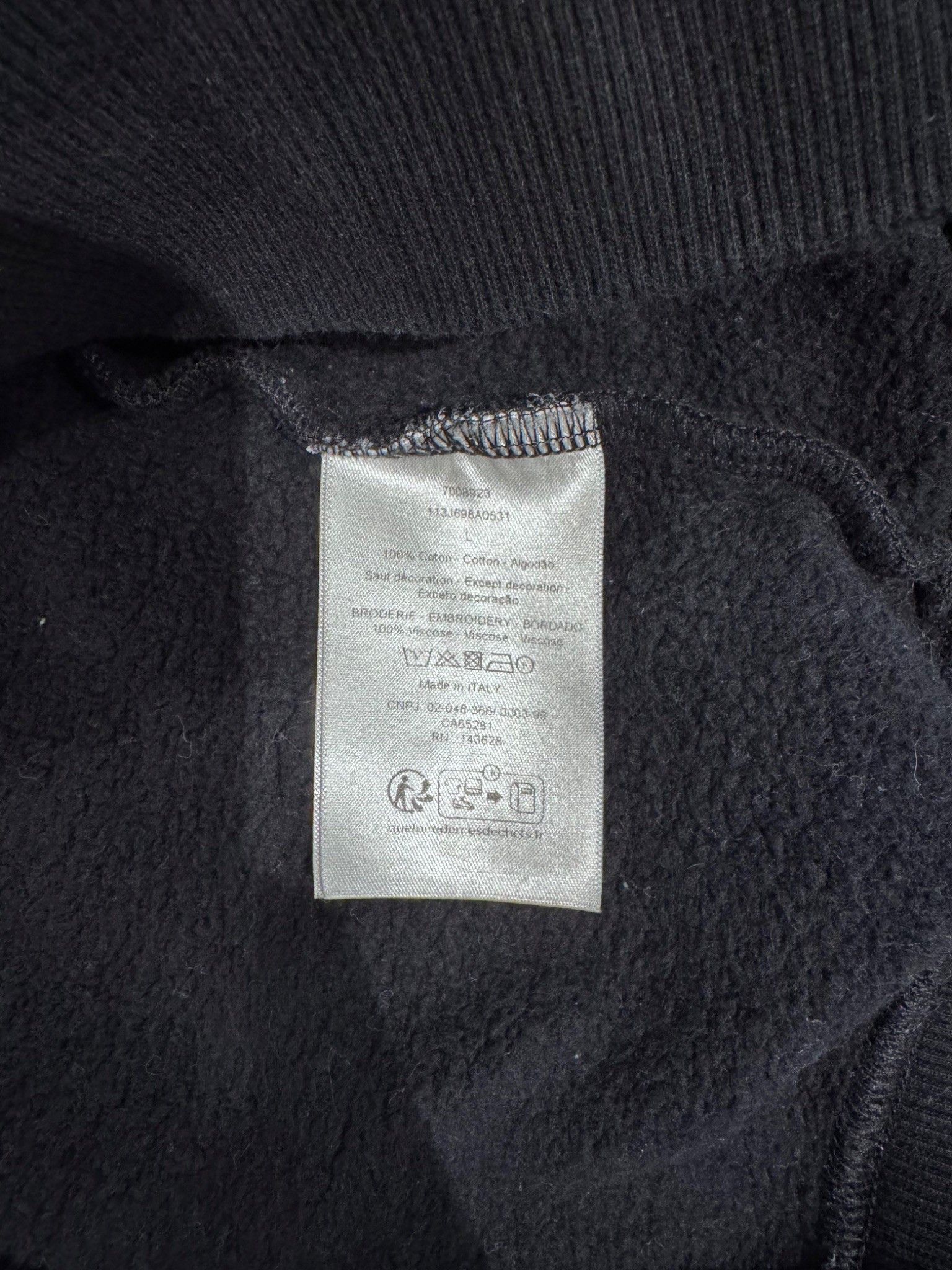 Dior Dior CD Icon Hooded Sweatshirt Black Size US L / EU 52-54 / 3 - 6 Thumbnail