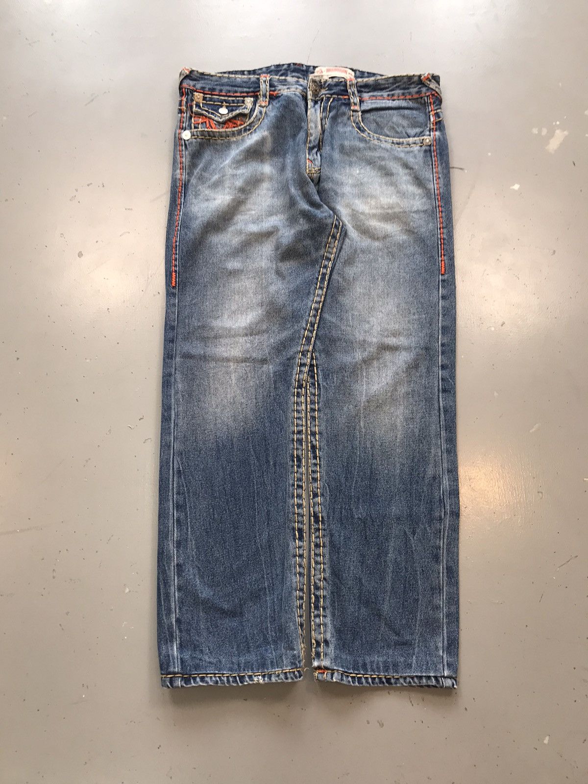 Rock Revival Vintage true religion double stitch bootcut denim Size US 36 / EU 52 - 3 Thumbnail