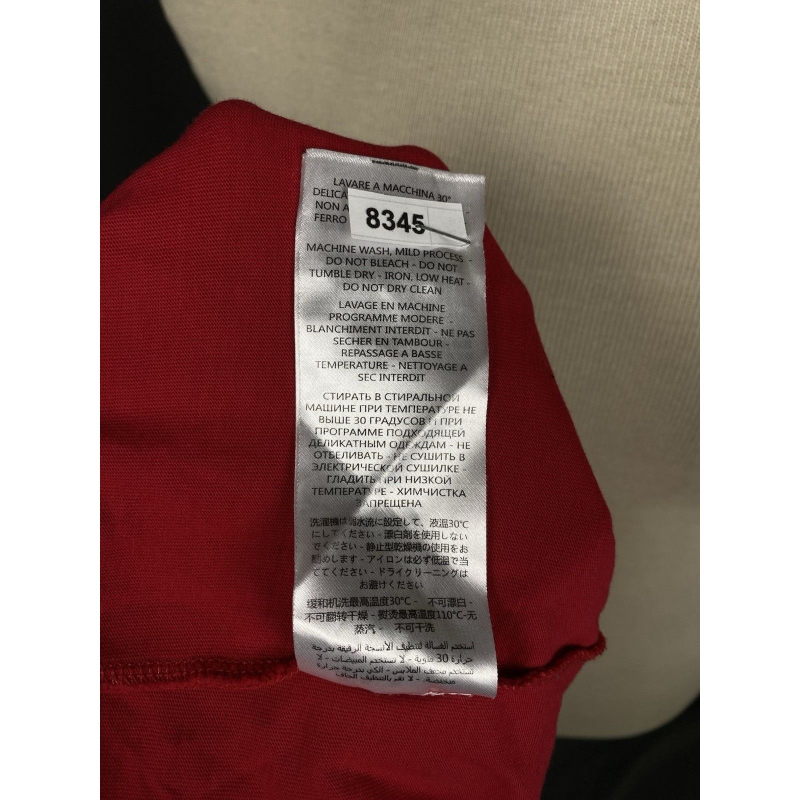 Alexander McQueen Alexander McQueen Big Logo McQ Men's Red T-Shirt Size L Size US L / EU 52-54 / 3 - 14 Thumbnail