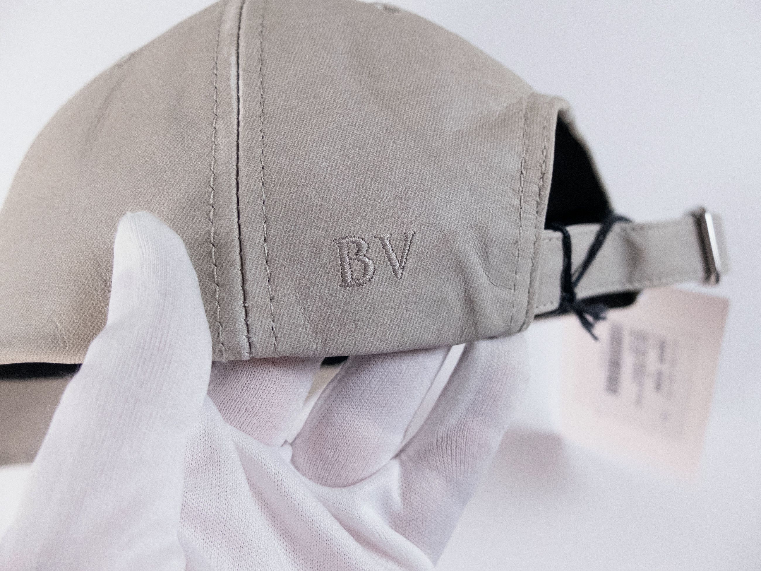 Bottega Veneta BOTTEGA VENETA beige chino print nubuck leather baseball cap Size ONE SIZE - 6 Thumbnail
