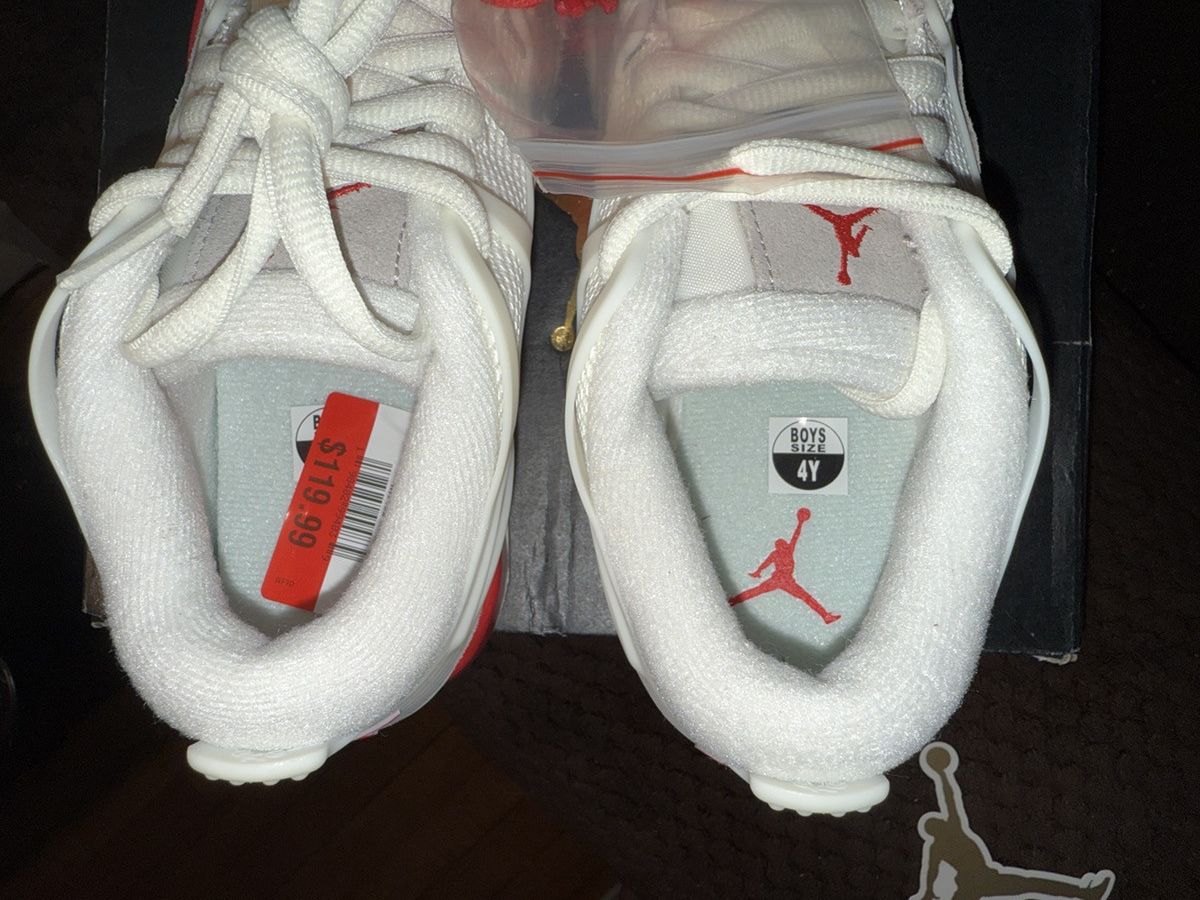 Jordan Brand Nike Air Jordan 4 RM (GS) sail/white/fire red/grey 4y/5.5w Size US 5.5 / IT 35.5 - 17 Thumbnail